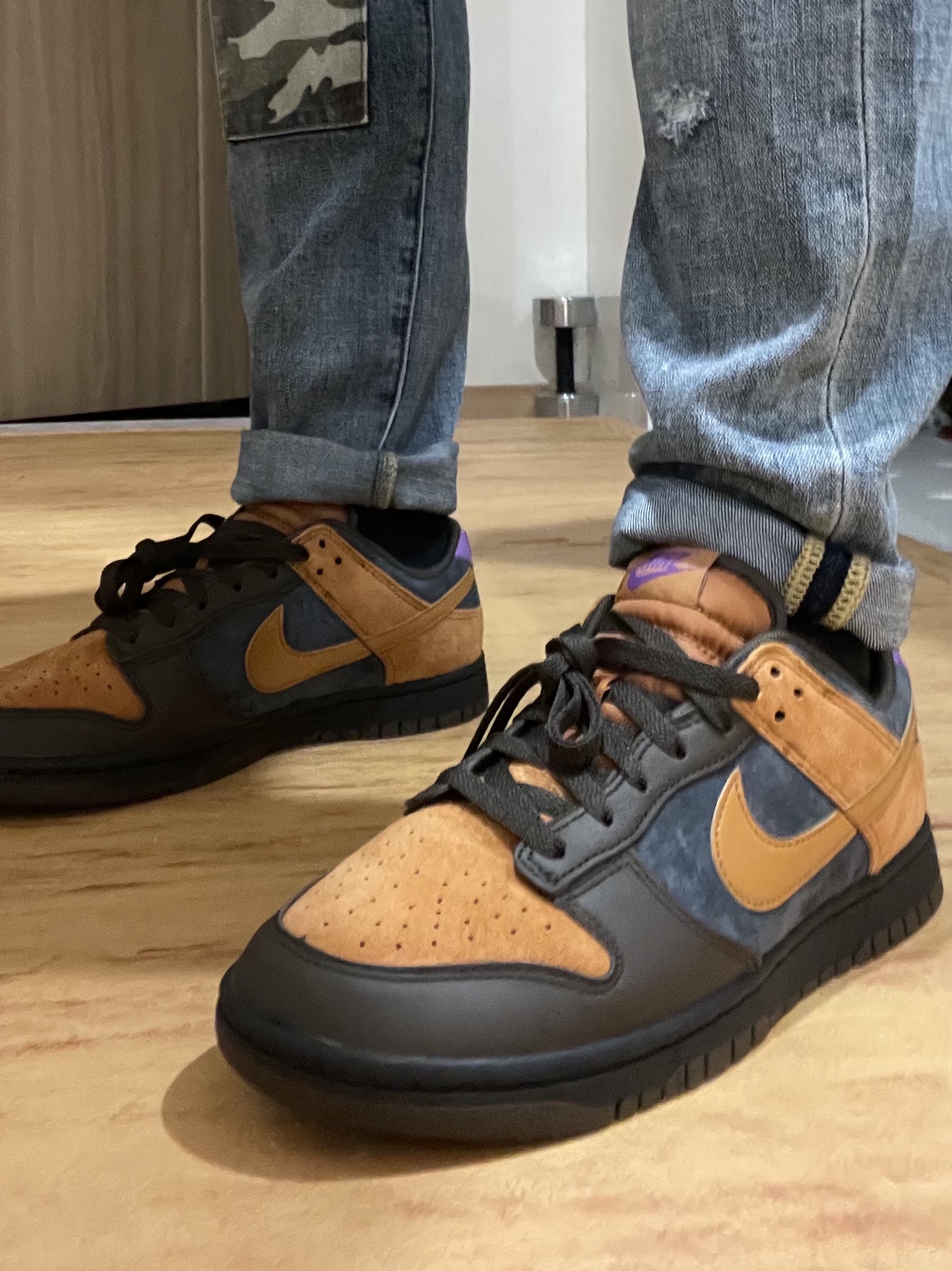 Nike Dunk Low Retro PRM Cider 착용 스타일 - 3
