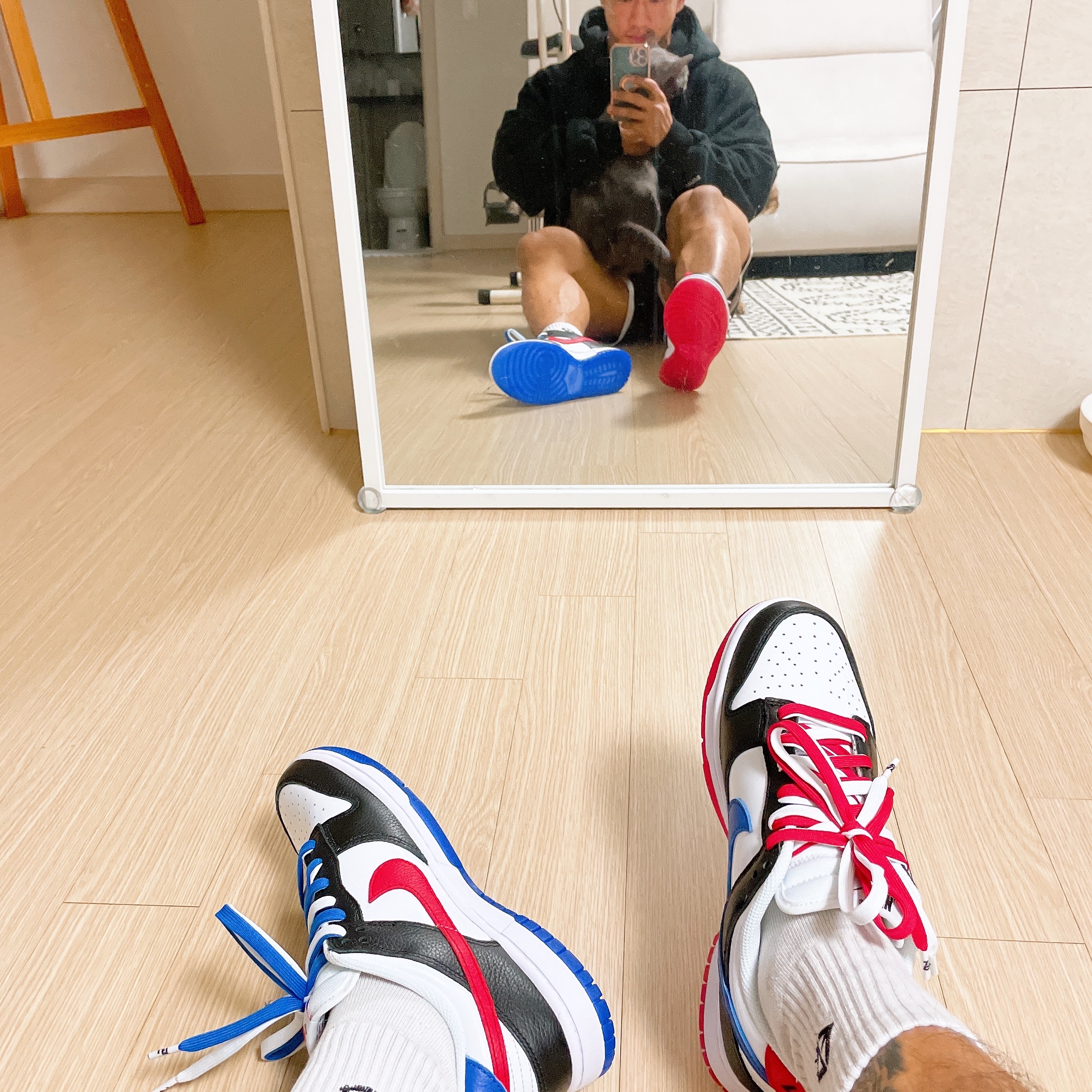 Nike Dunk Low SE Seoul 착용 스타일 - 2
