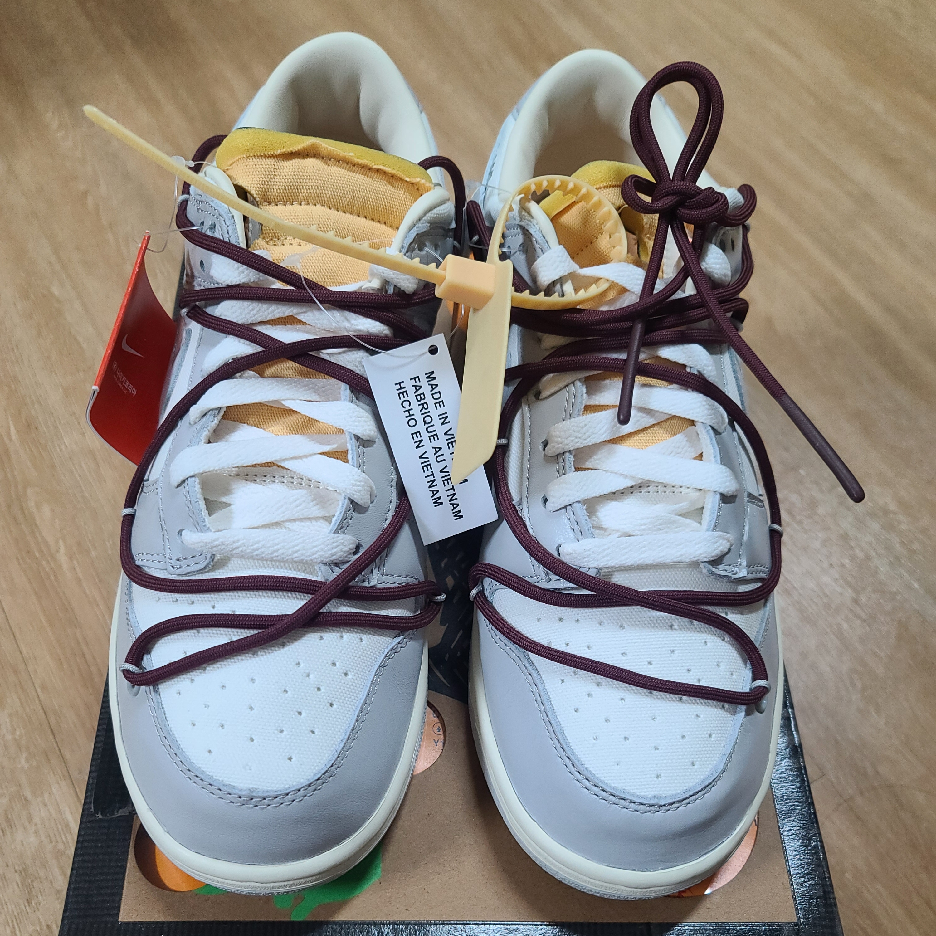 Nike x Off-White Dunk Low The 50 - Lot 46 착용 스타일 - 4
