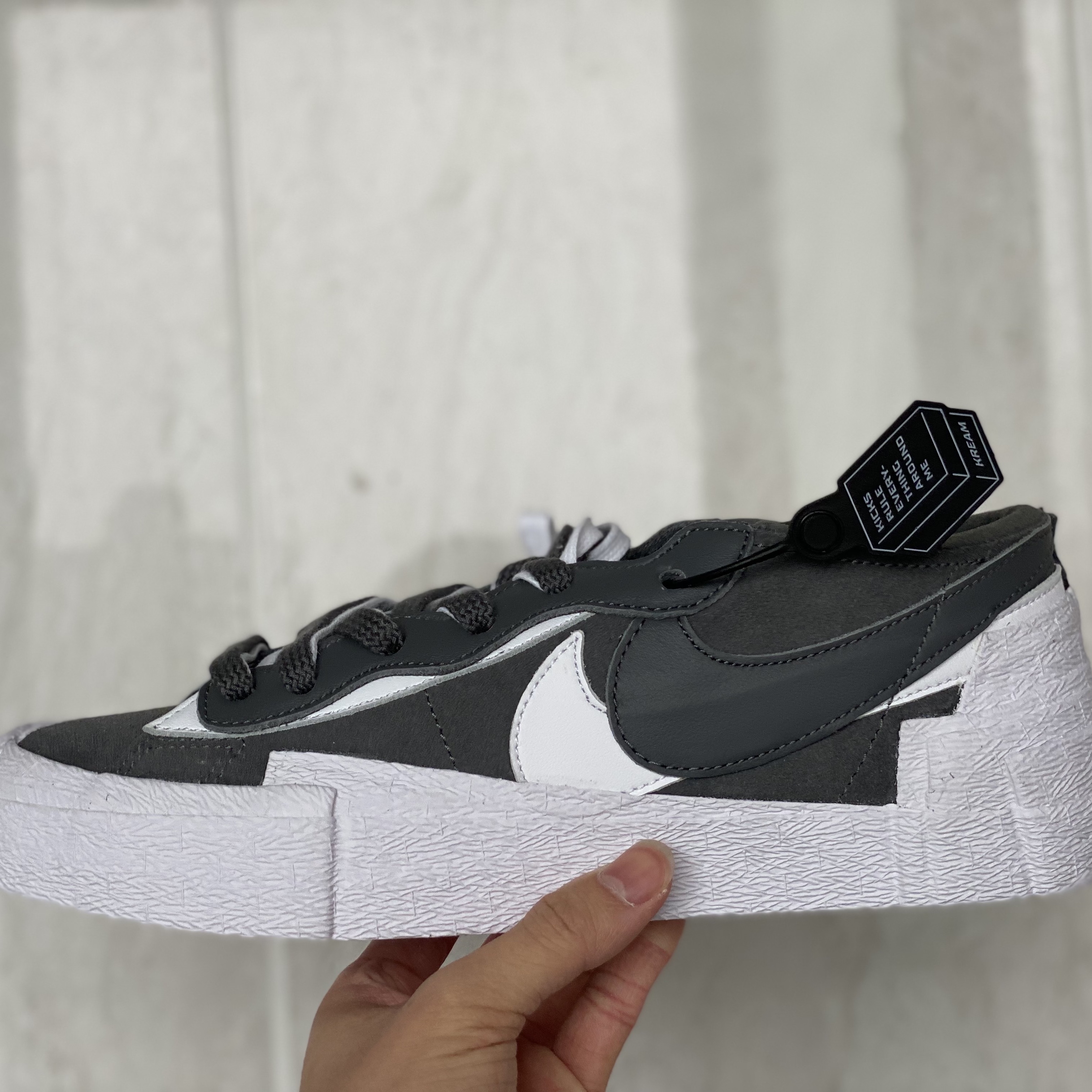 Nike x Sacai Blazer Low Iron Grey 착용 스타일