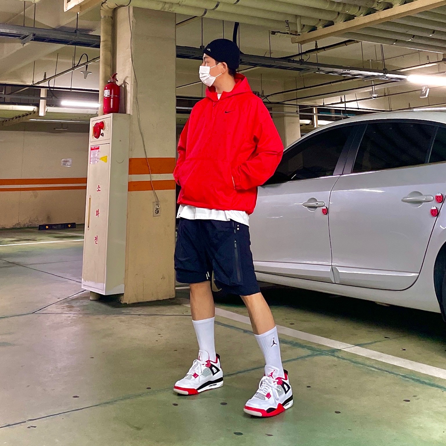 Jordan 4 Retro OG Fire Red 2020 착용 스타일