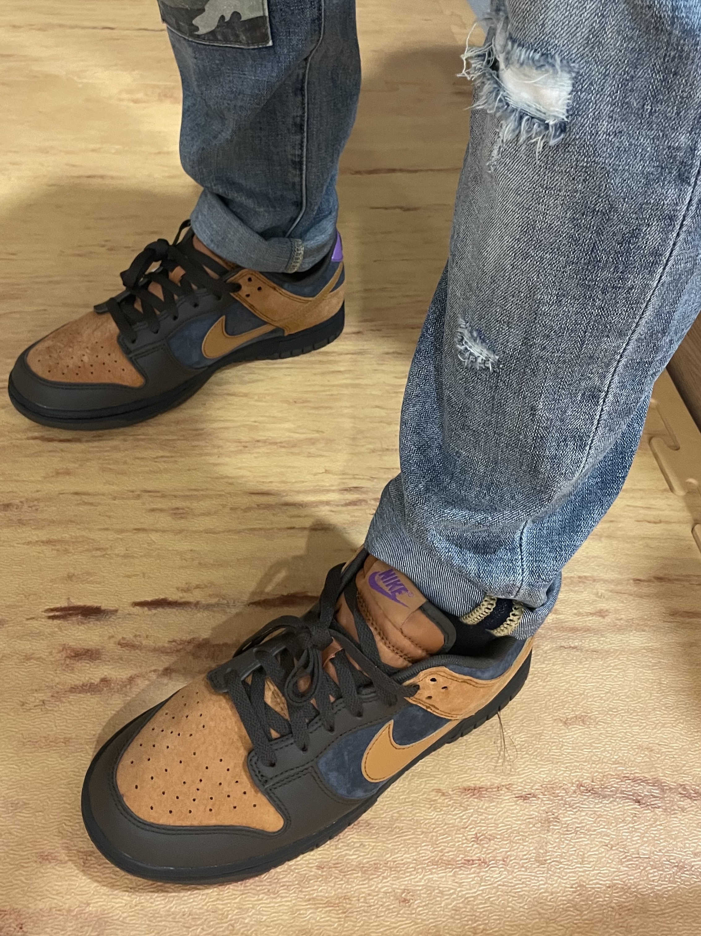 Nike Dunk Low Retro PRM Cider 착용 스타일 - 1