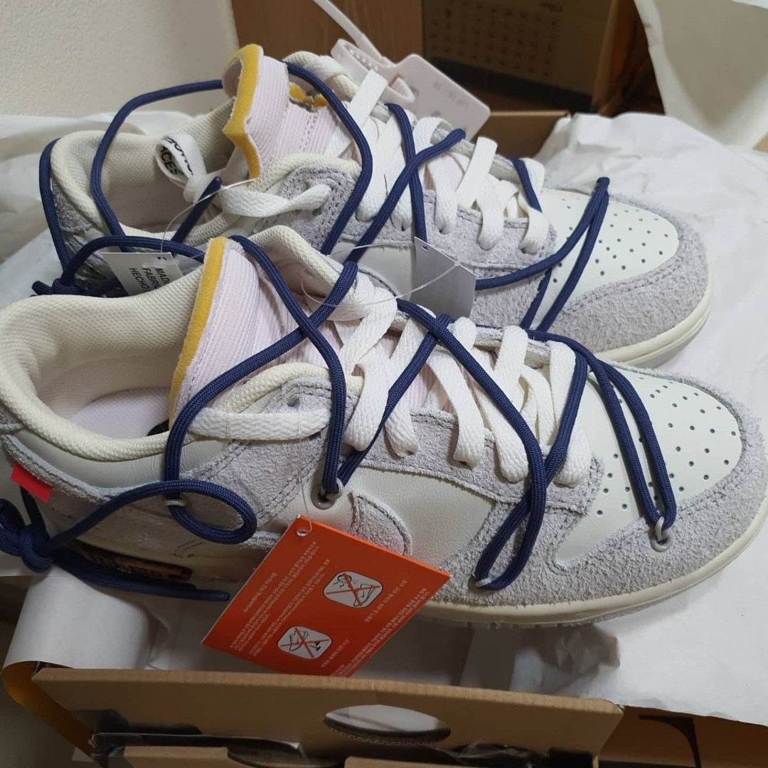 Nike x Off-White Dunk Low The 50 - Lot 18 착용 스타일 - 1
