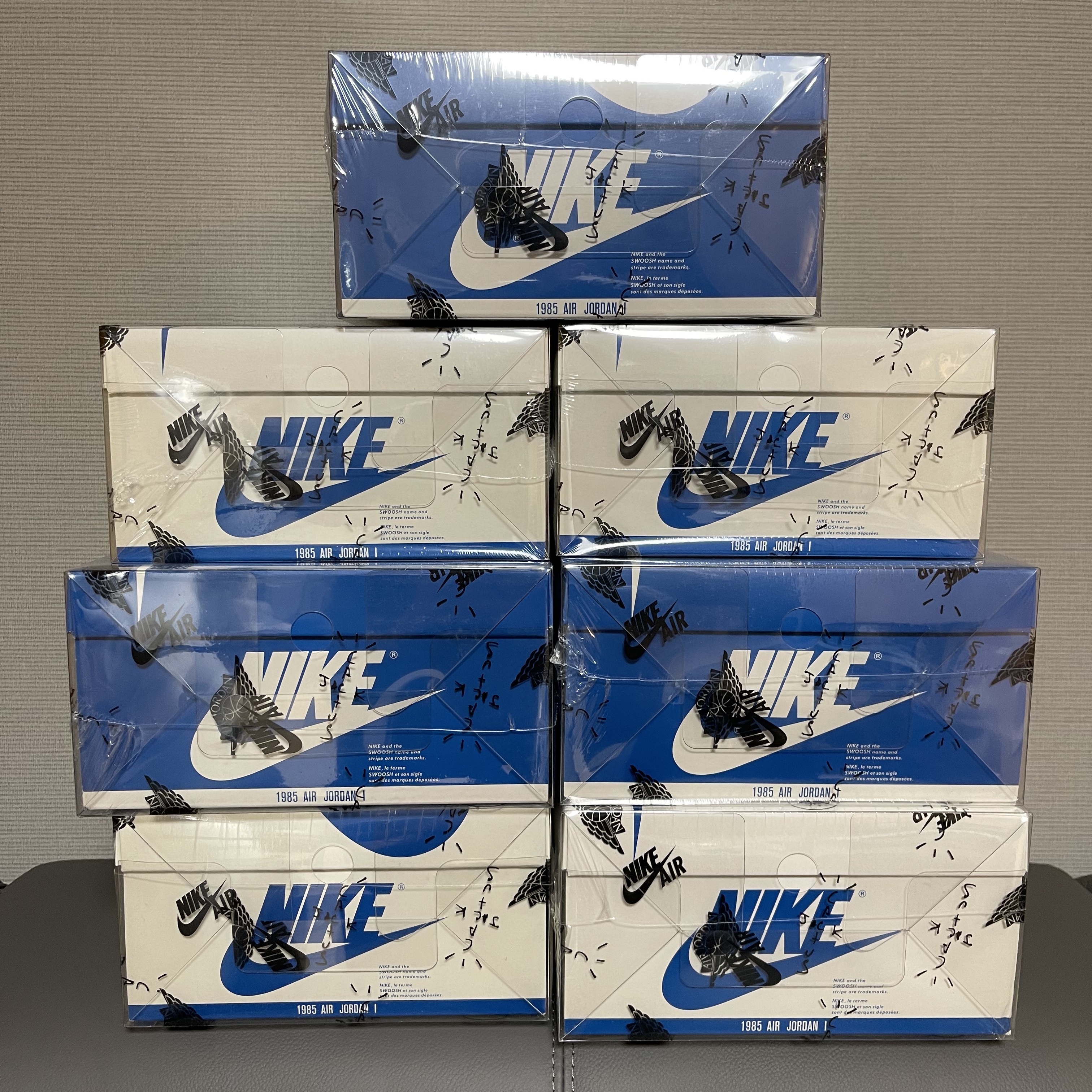 Jordan 1 x Travis Scott x Fragment Retro Low OG SP Military Blue, Jordan 1 x Travis Scott x Fragment Retro High OG SP Military Blue 착용 스타일