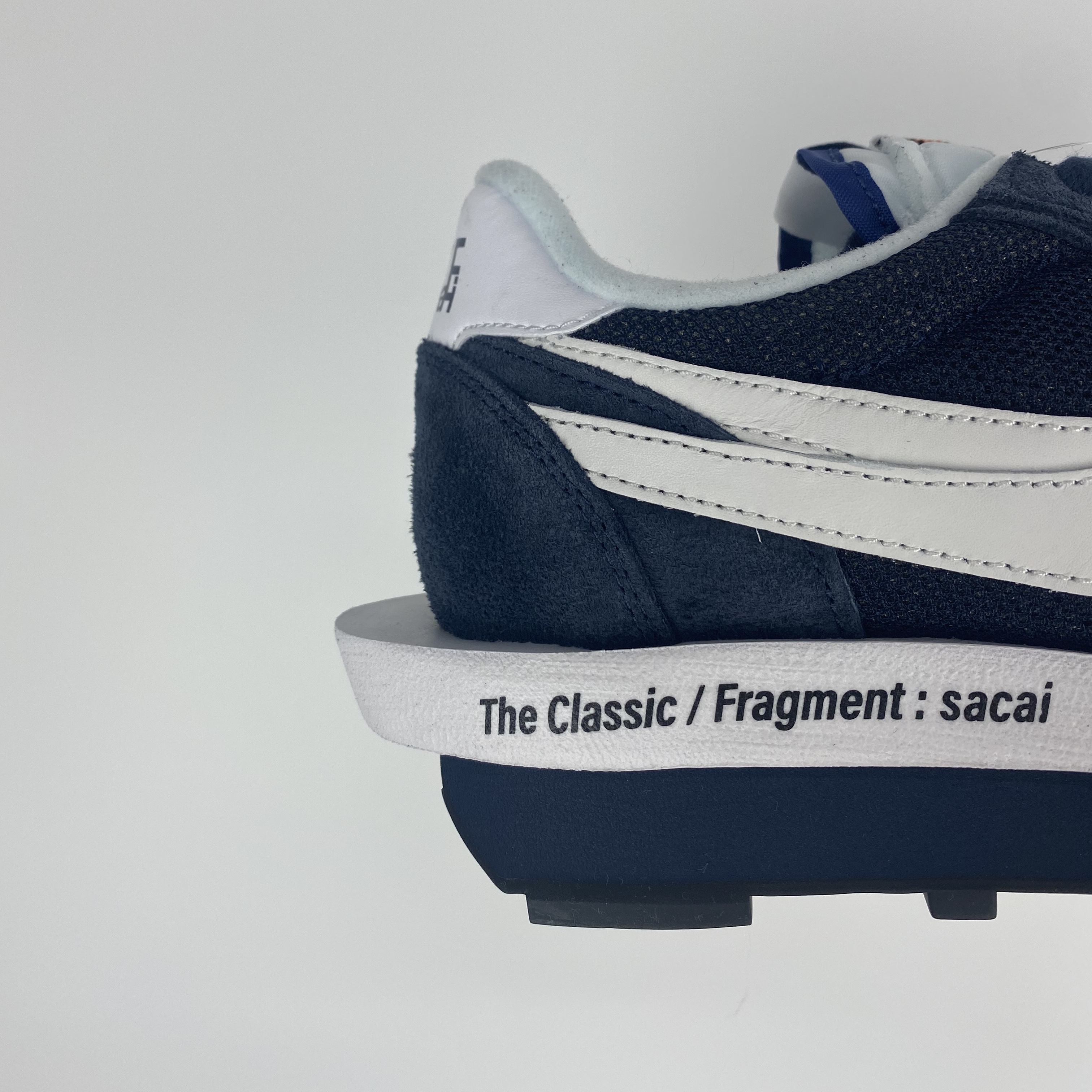 Nike x Sacai x Fragment LDWaffle Blackened Blue 착용 스타일 - 1