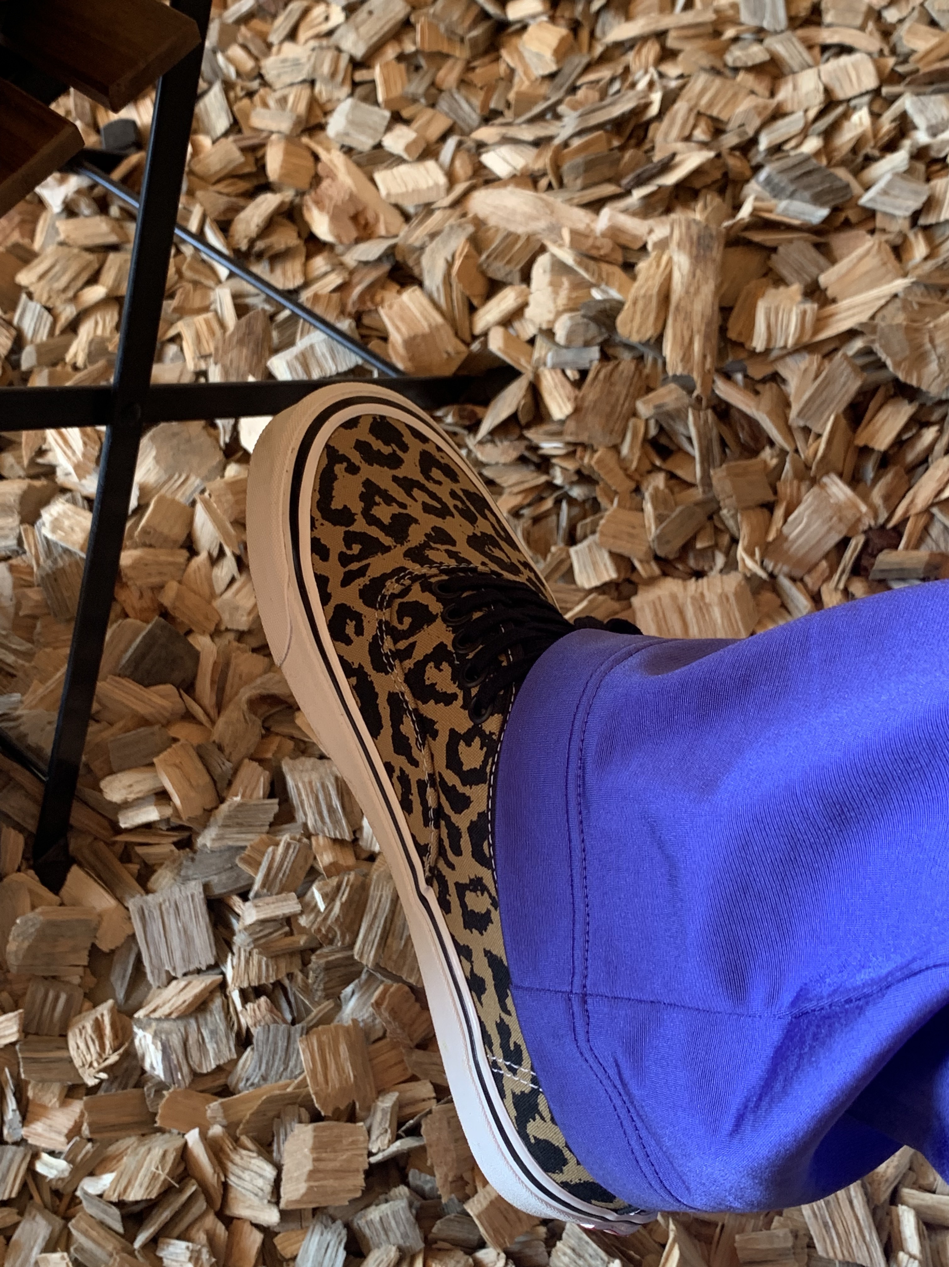 Vans Authentic 44 DX Anaheim Factory Leopard 착용 스타일 - 2
