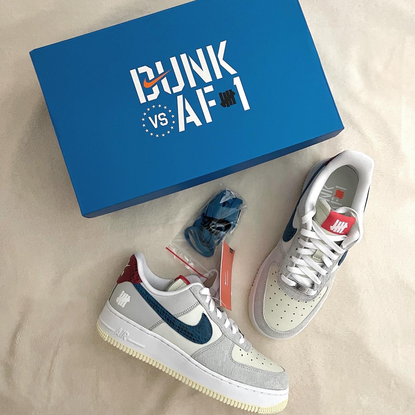 Nike x Undefeated Air Force 1 Low SP 5 On It 착용 스타일 - 1