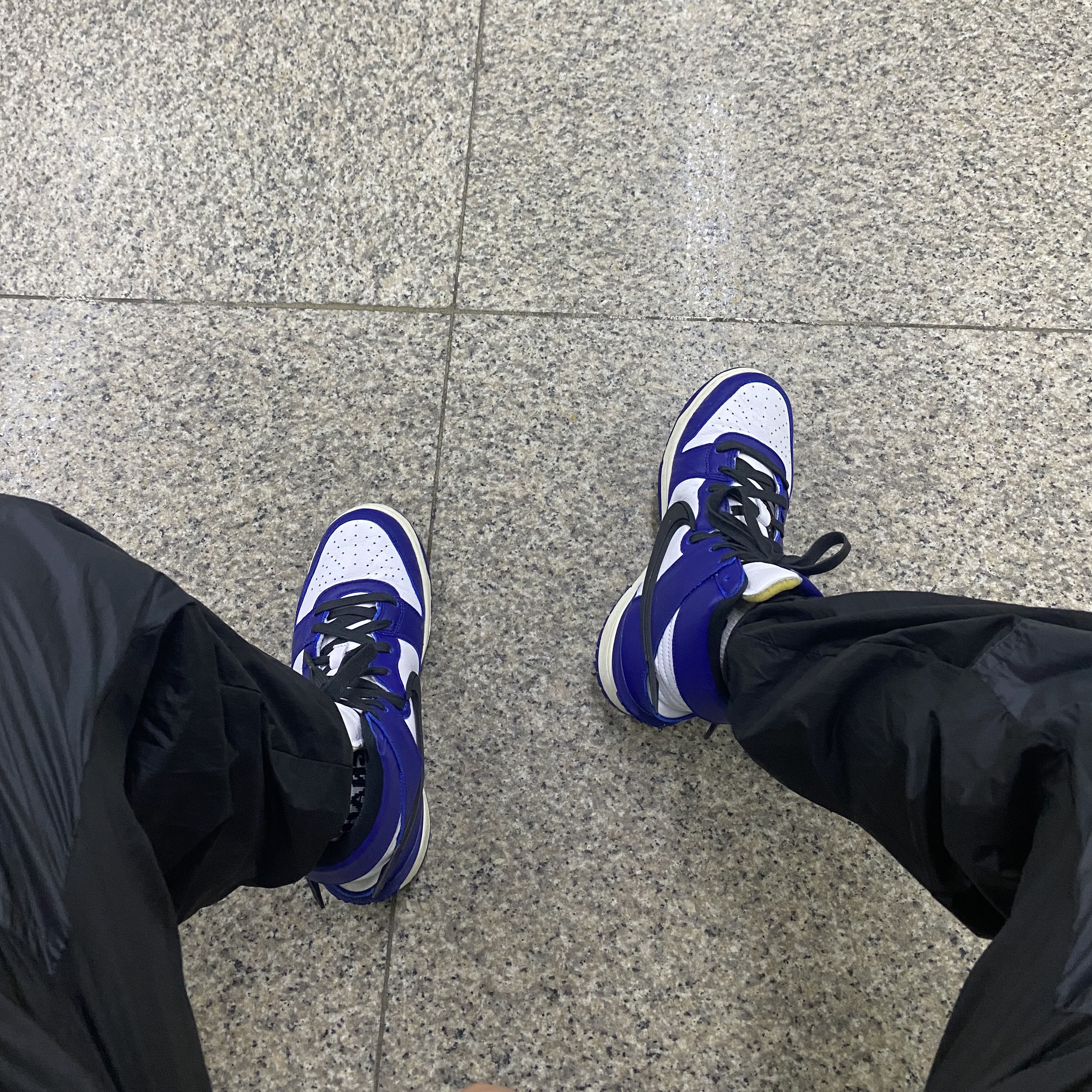 Nike x Ambush Dunk High Deep Royal Blue 착용 스타일