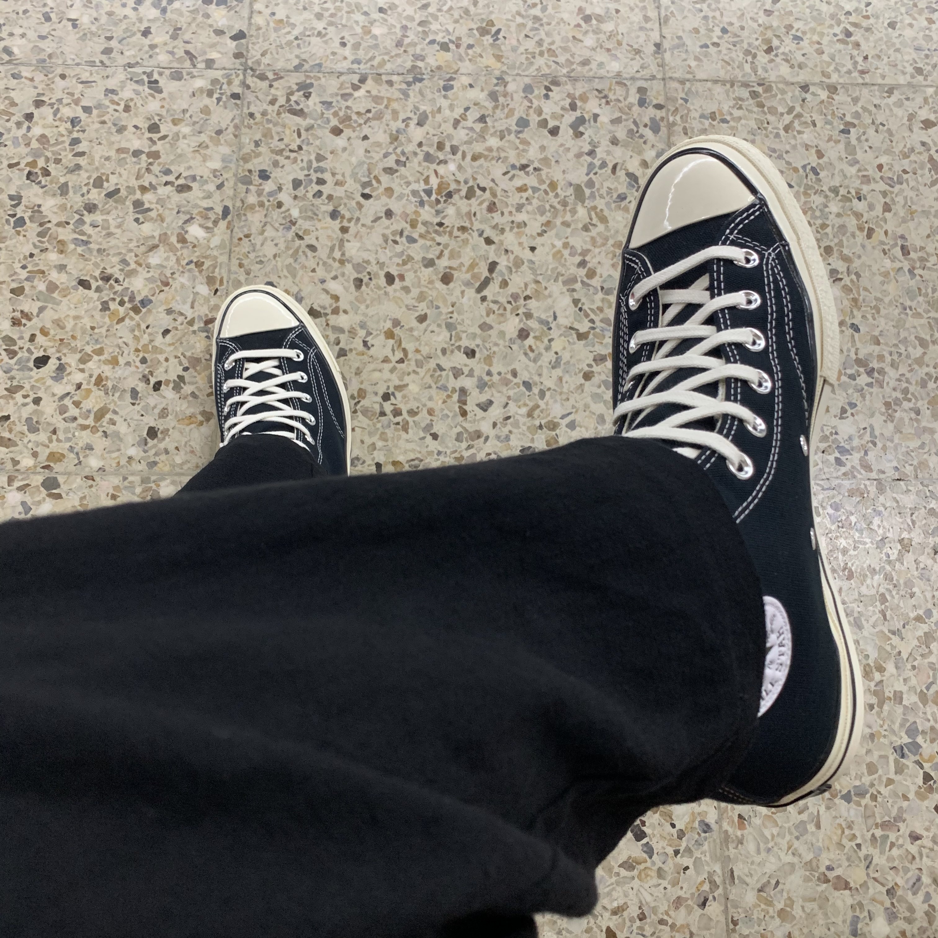 Converse Chuck 70 Hi Black 착용 스타일