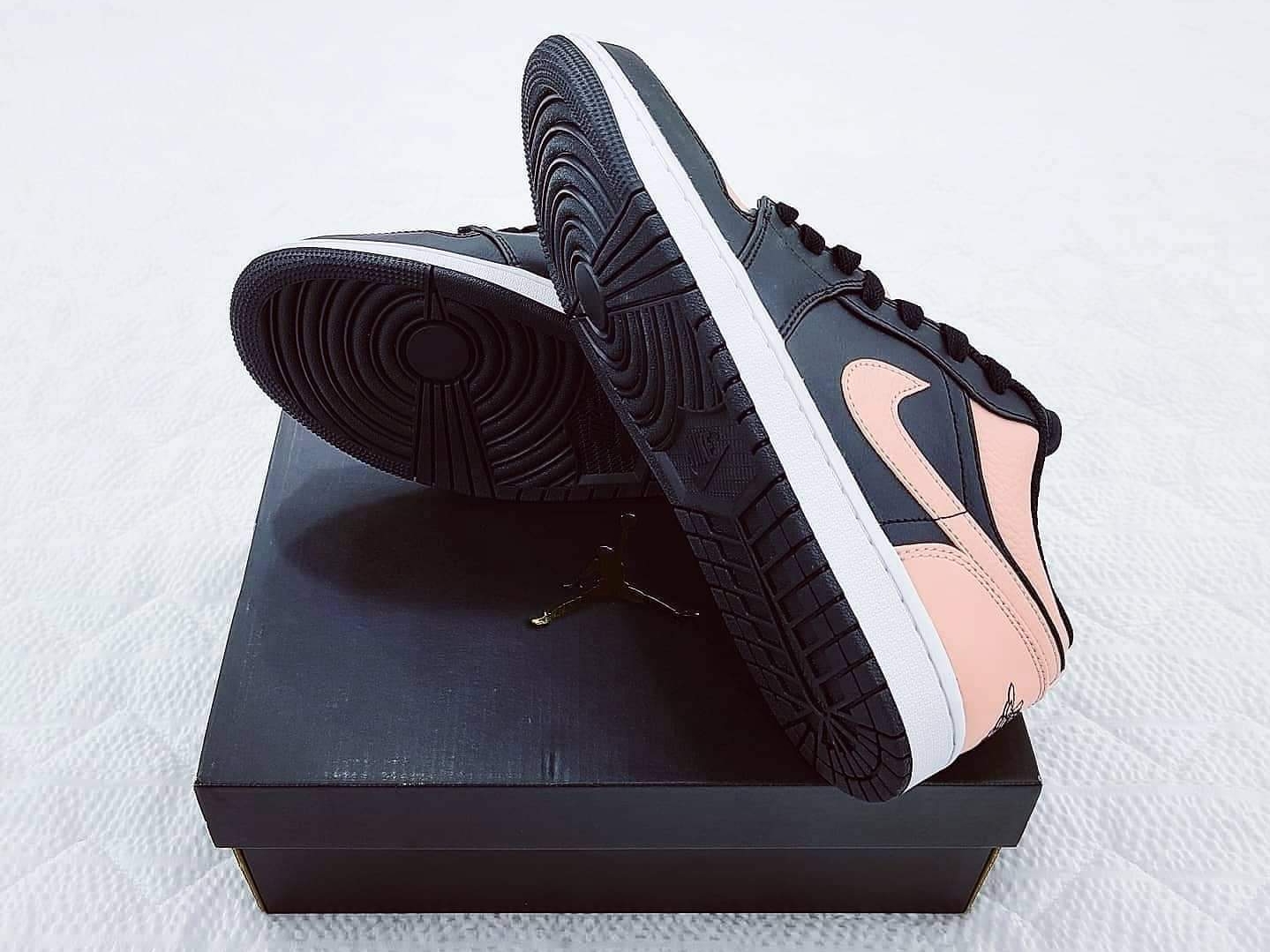 Jordan 1 Low Crimson Tint 착용 스타일 - 4