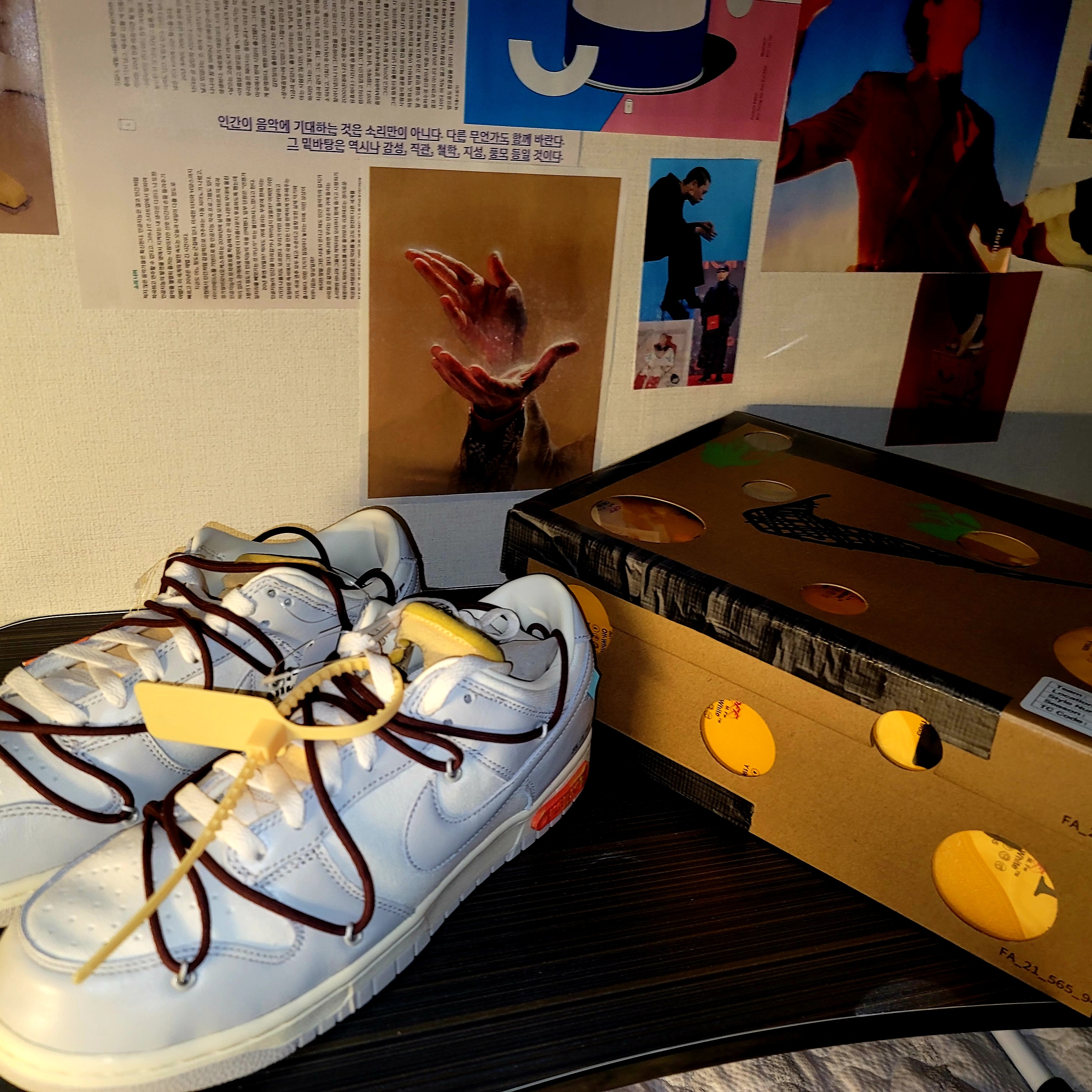 Nike x Off-White Dunk Low The 50 - Lot 46 착용 스타일 - 1