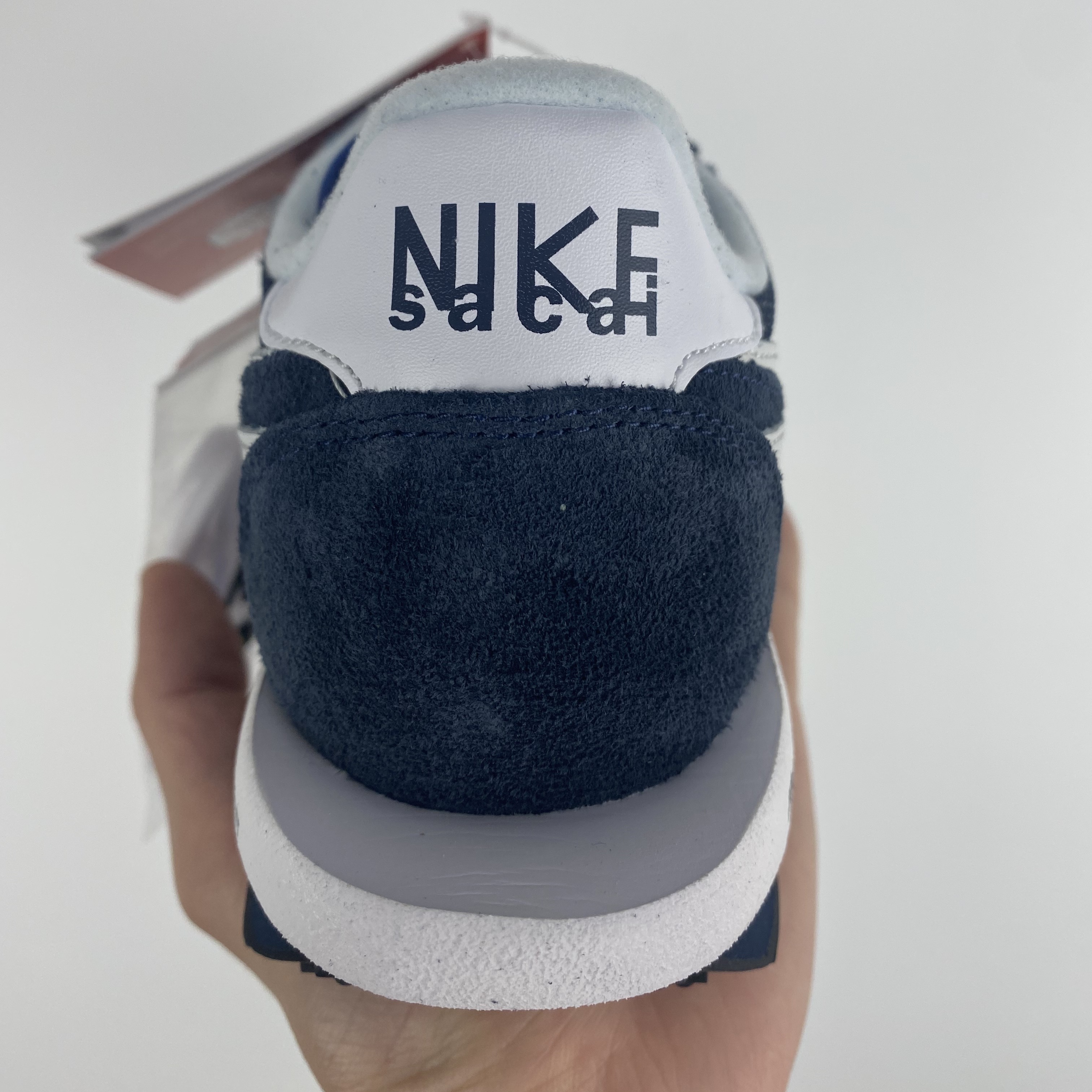Nike x Sacai x Fragment LDWaffle Blackened Blue 착용 스타일 - 5