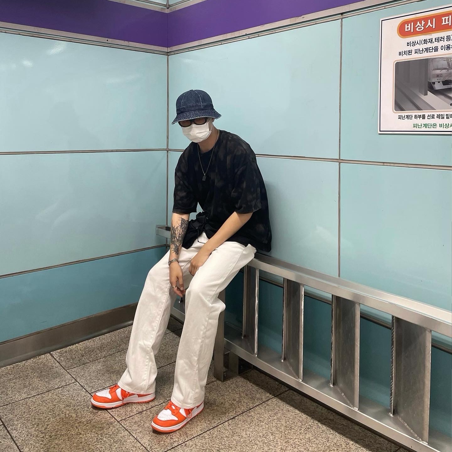 Nike Dunk Low SP Syracuse 2020 착용 스타일 - 2