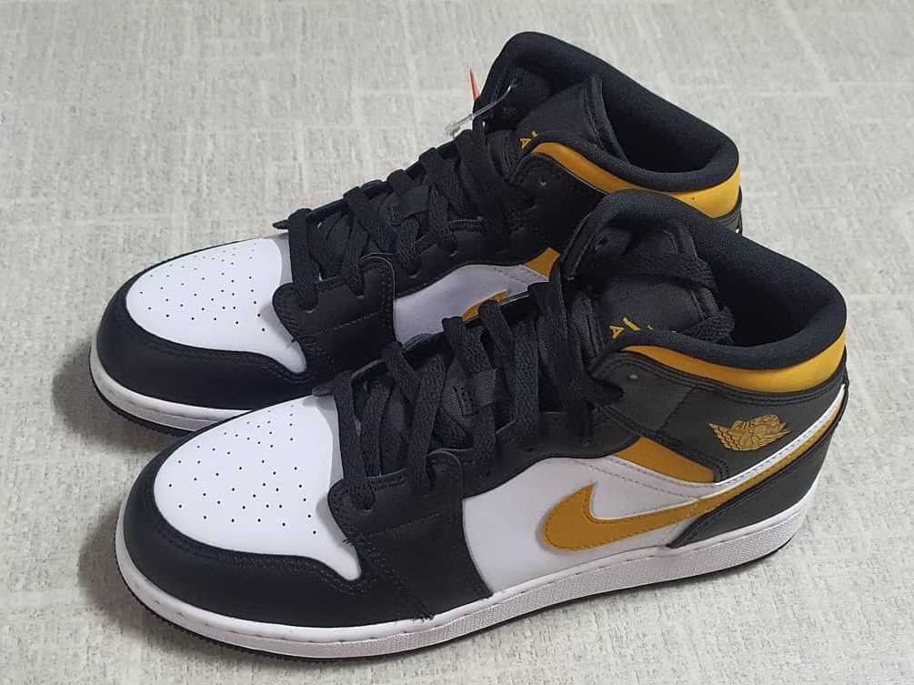 (GS) Jordan 1 Mid Pollen 착용 스타일