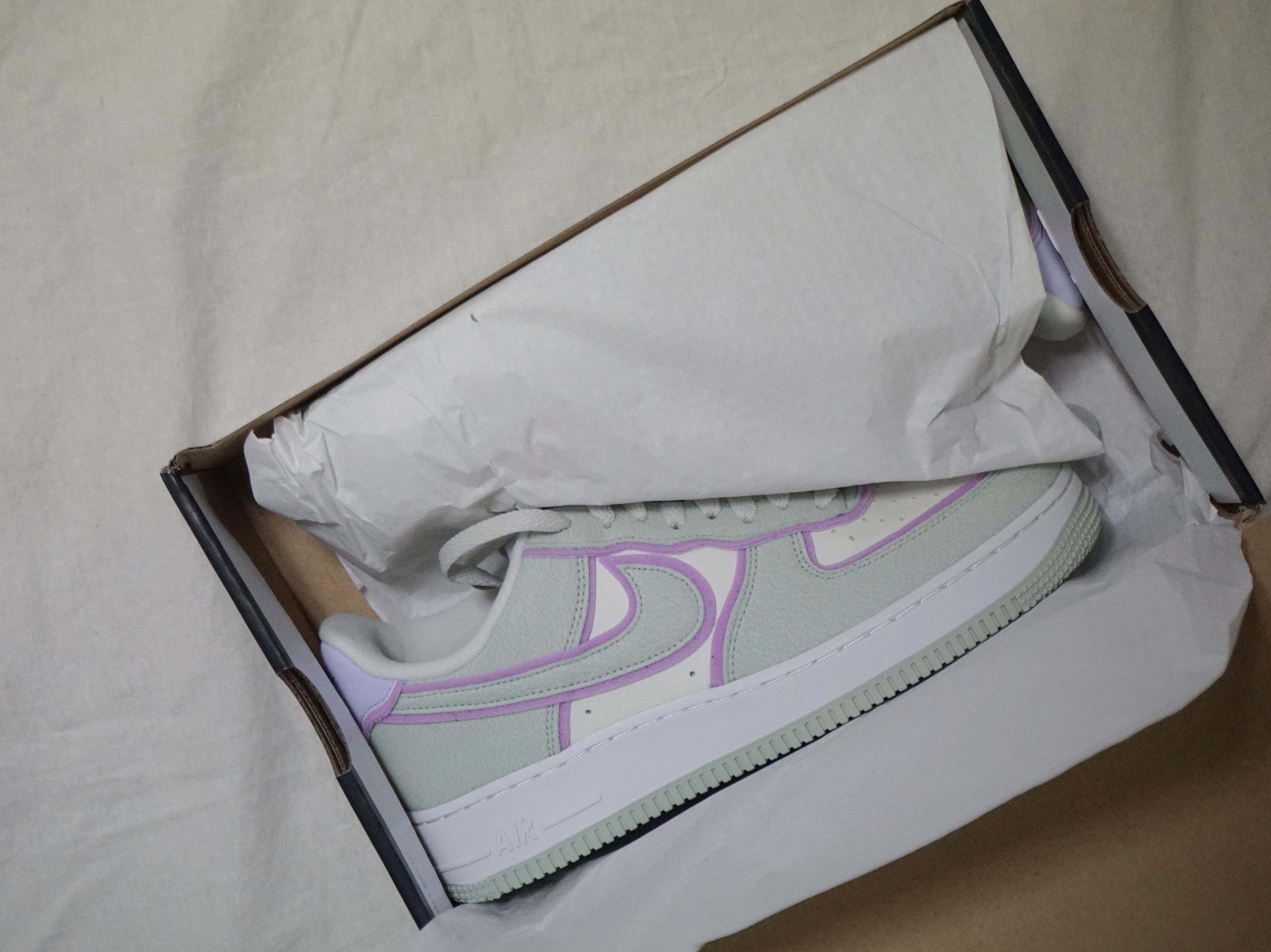 Nike Air Force 1 Low Sea Glass 착용 스타일 - 1