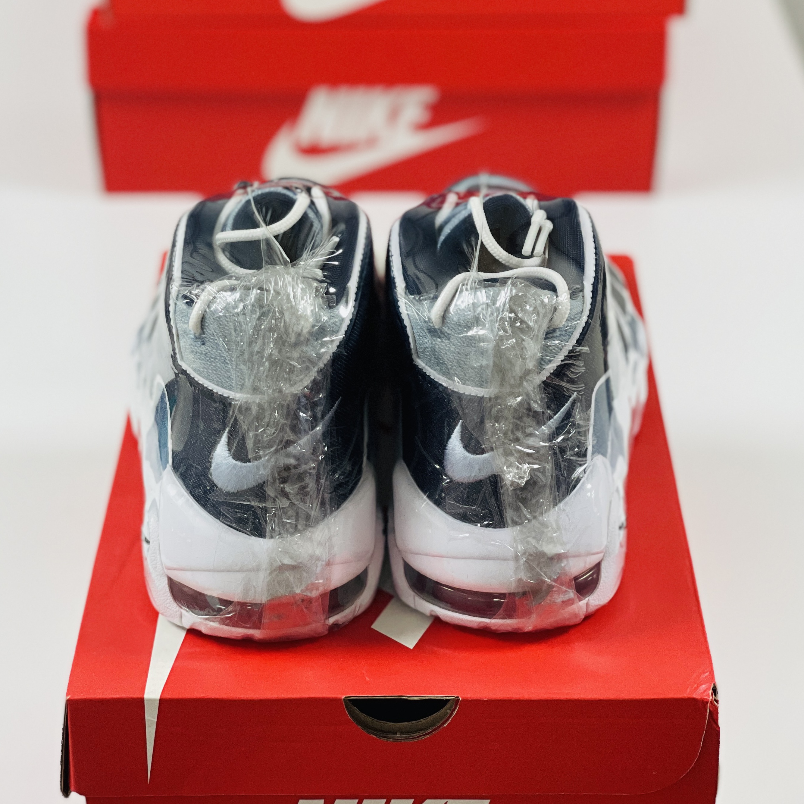Nike Air More Uptempo 96 Denim 착용 스타일 - 4