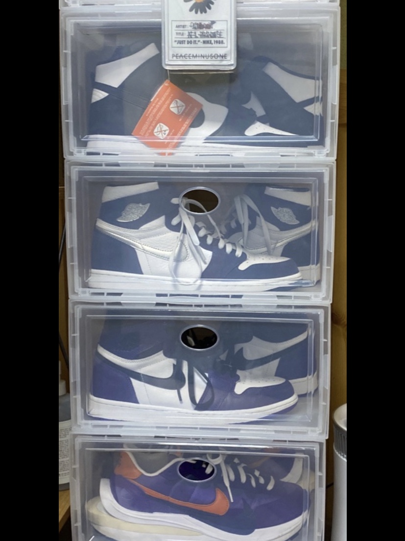 Jordan 1 Retro High OG CO.JP Midnight Navy, Nike Dunk High Retro Black and White 착용 스타일