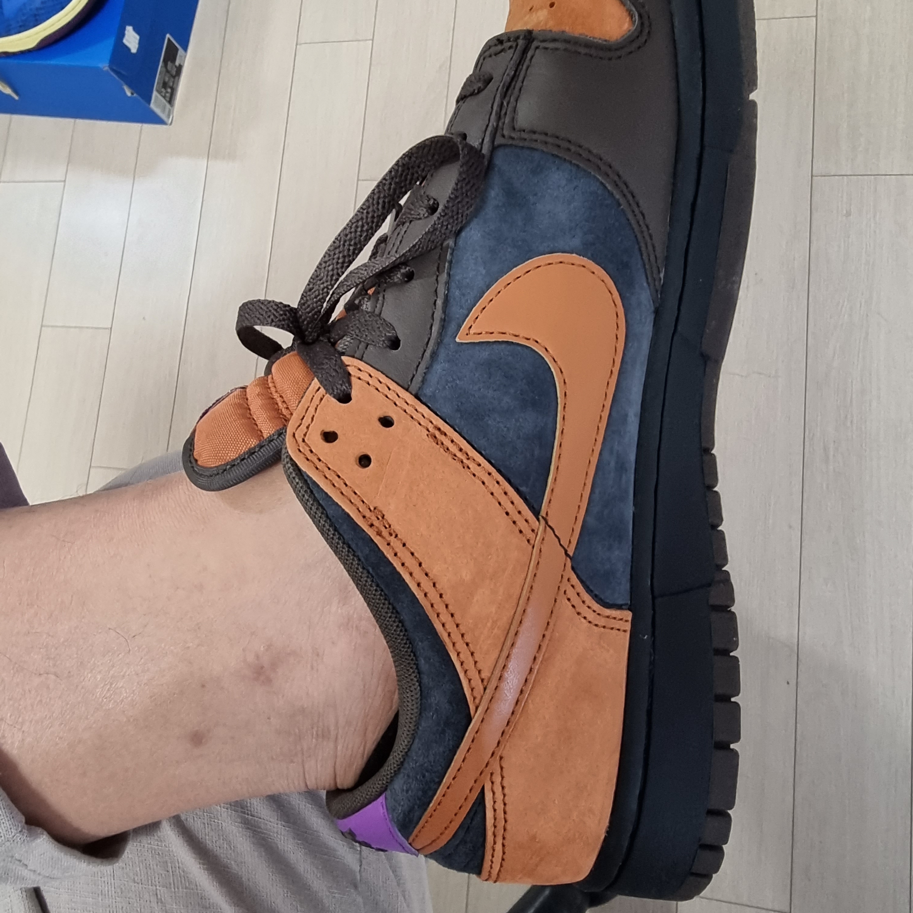 Nike Dunk Low Retro PRM Cider 착용 스타일 - 2