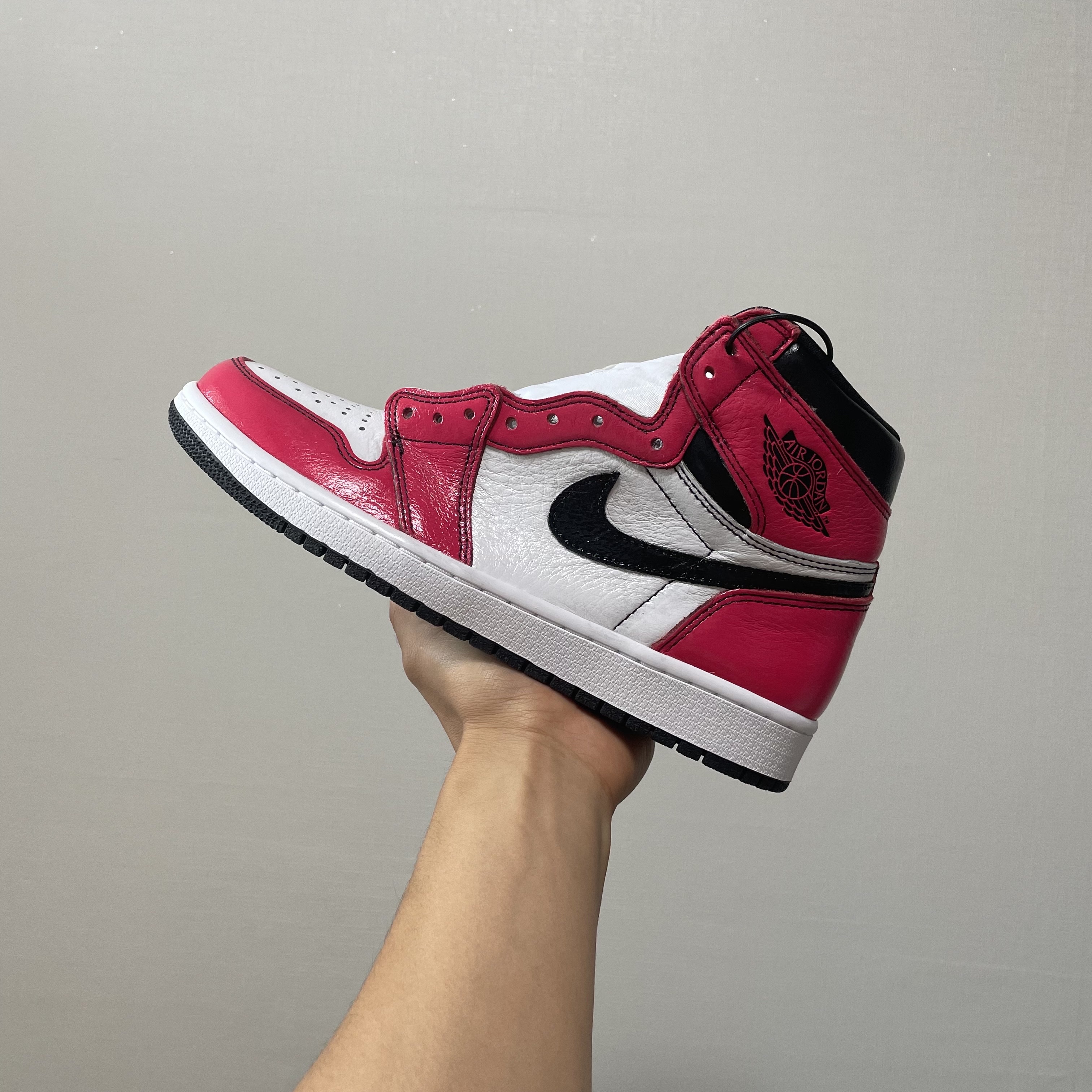 Jordan 1 Retro High OG Light Fusion Red 착용 스타일 - 1