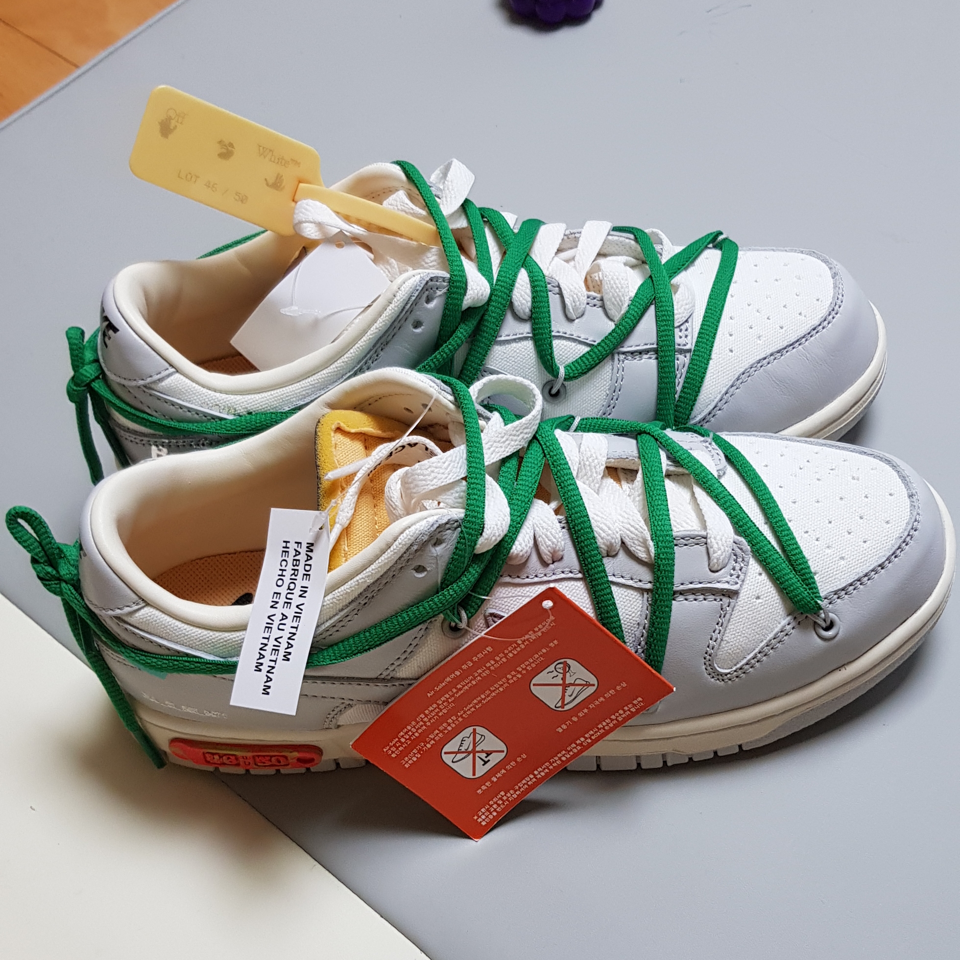 Nike x Off-White Dunk Low The 50 - Lot 46 착용 스타일