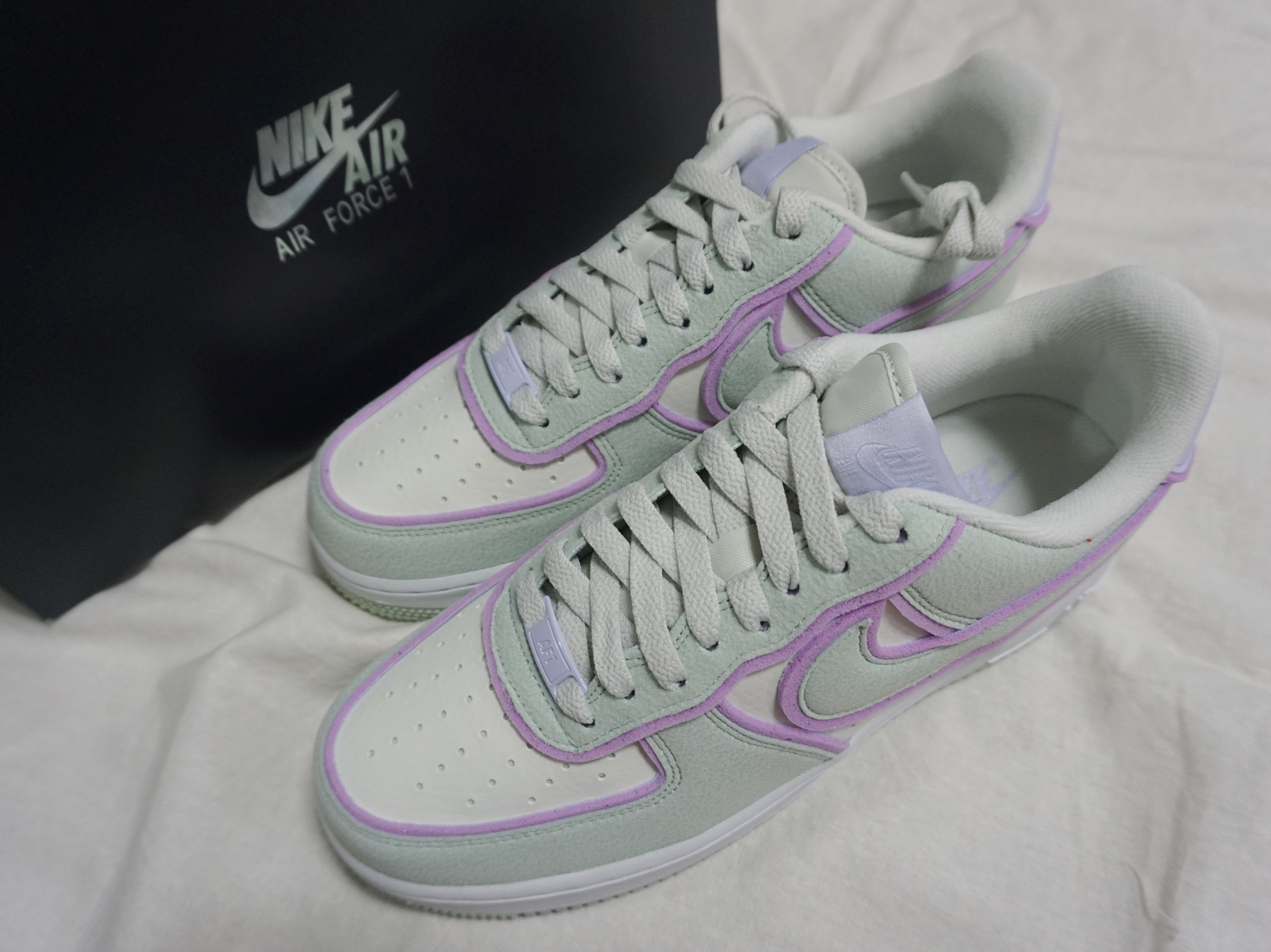 Nike Air Force 1 Low Sea Glass 착용 스타일 - 2