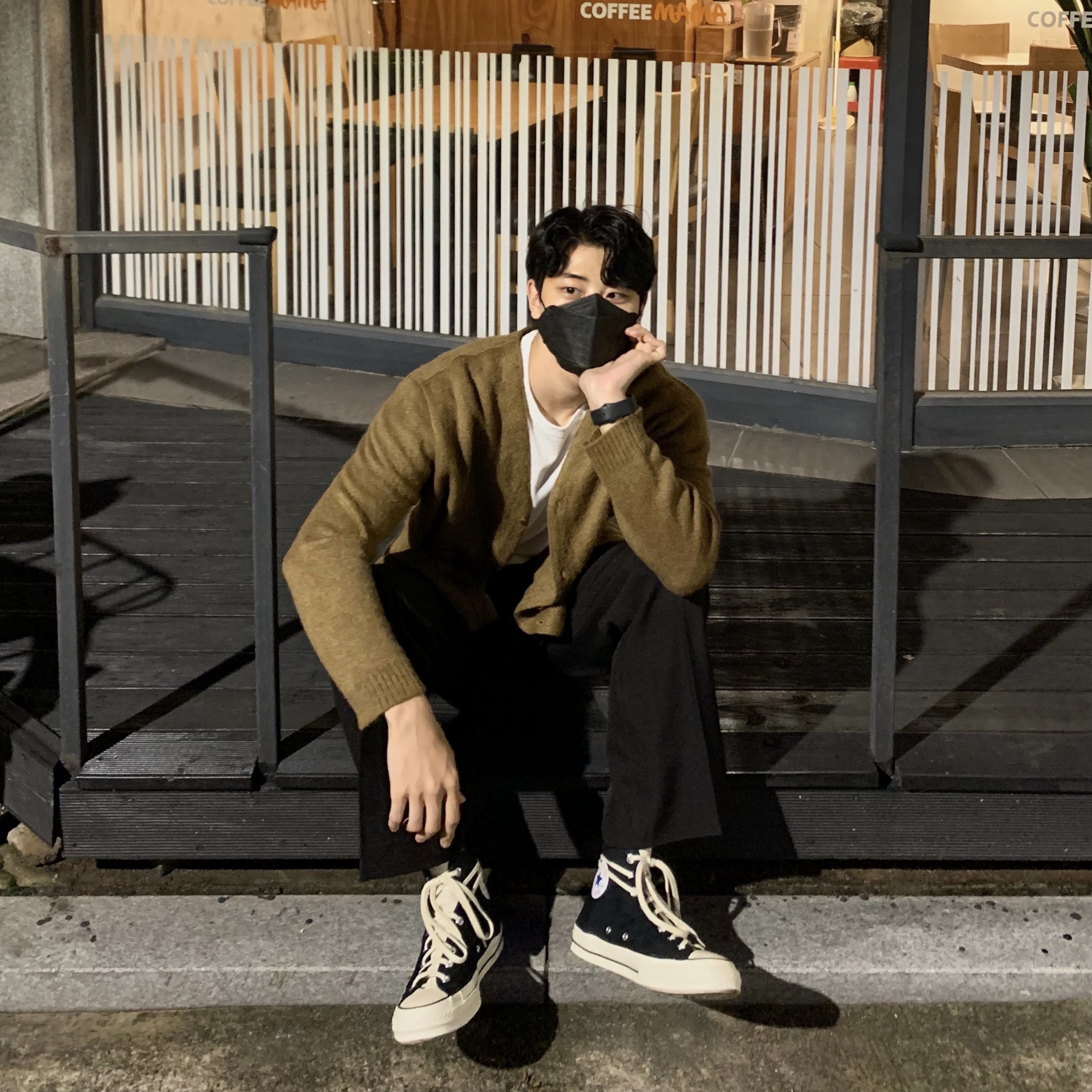 Converse x Fear of God Essentials Chuck 70 Hi Black 2020 착용 스타일