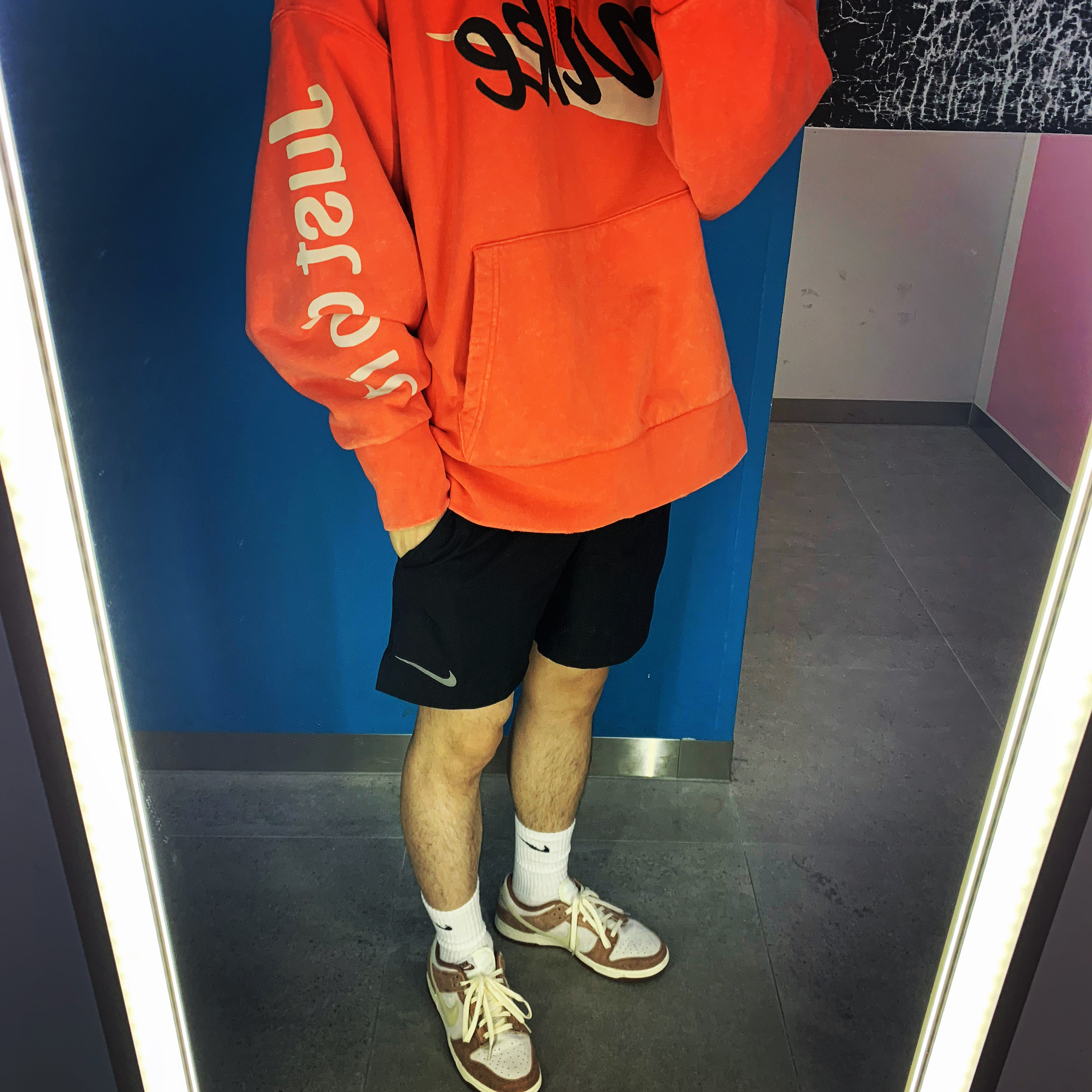 Nike x Cactus Plant Flea Market Shoebox Heavyweight Hooded Pullover Orange - US/EU, Nike Dunk Low Pro Premium Medium Curry 착용 스타일