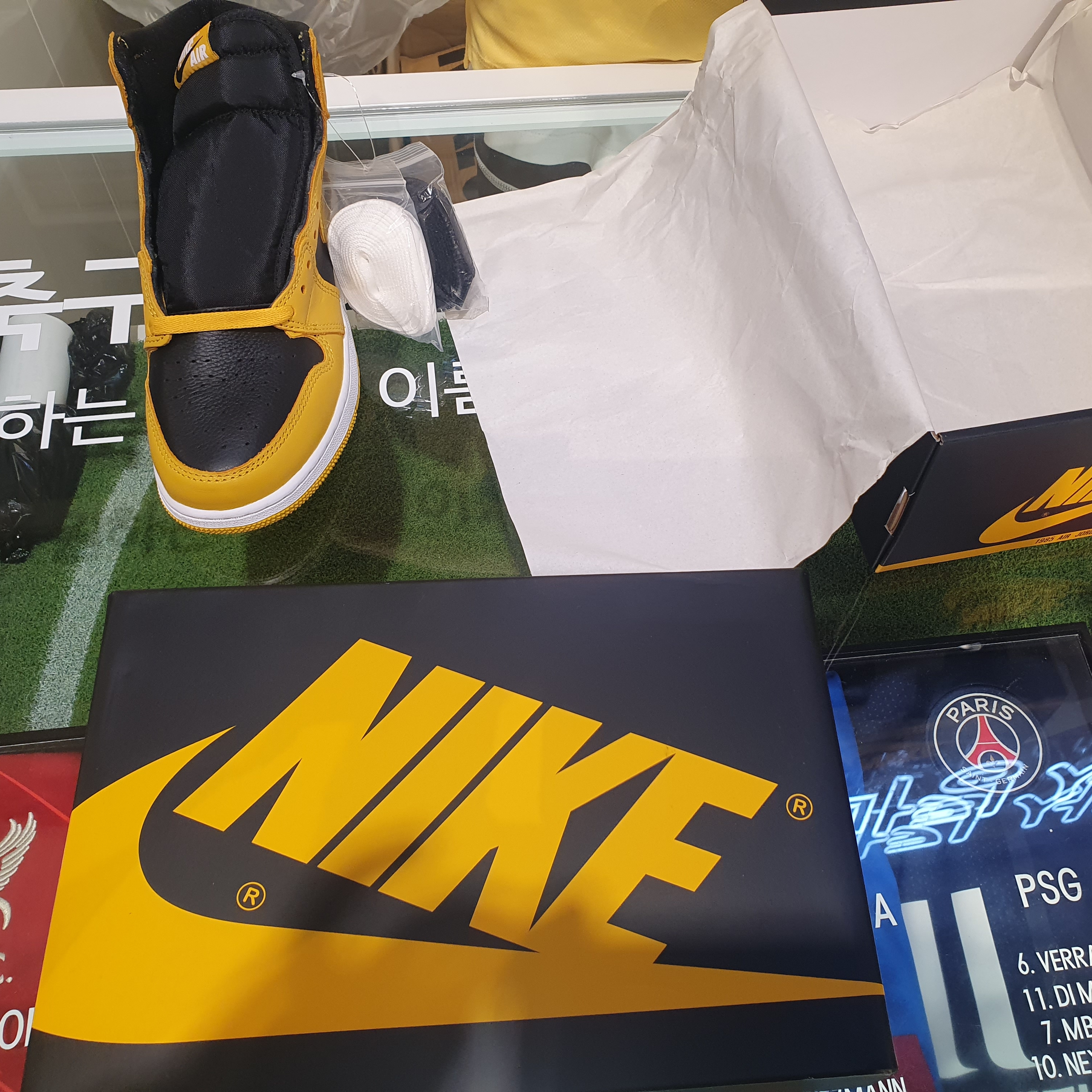 (GS) Jordan 1 Retro High OG Pollen 착용 스타일