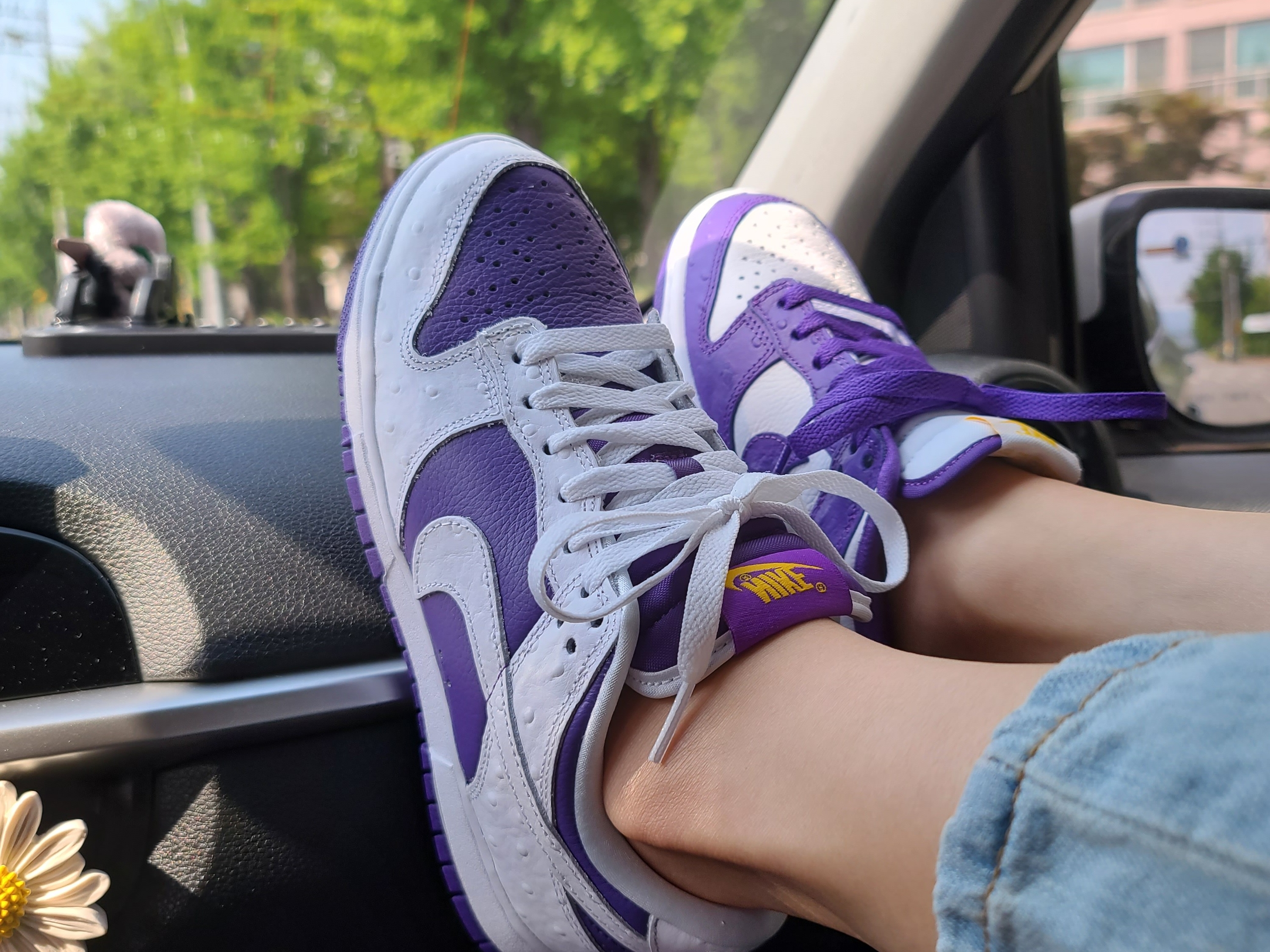 (W) Nike Dunk Low SE Flip 착용 스타일 - 2