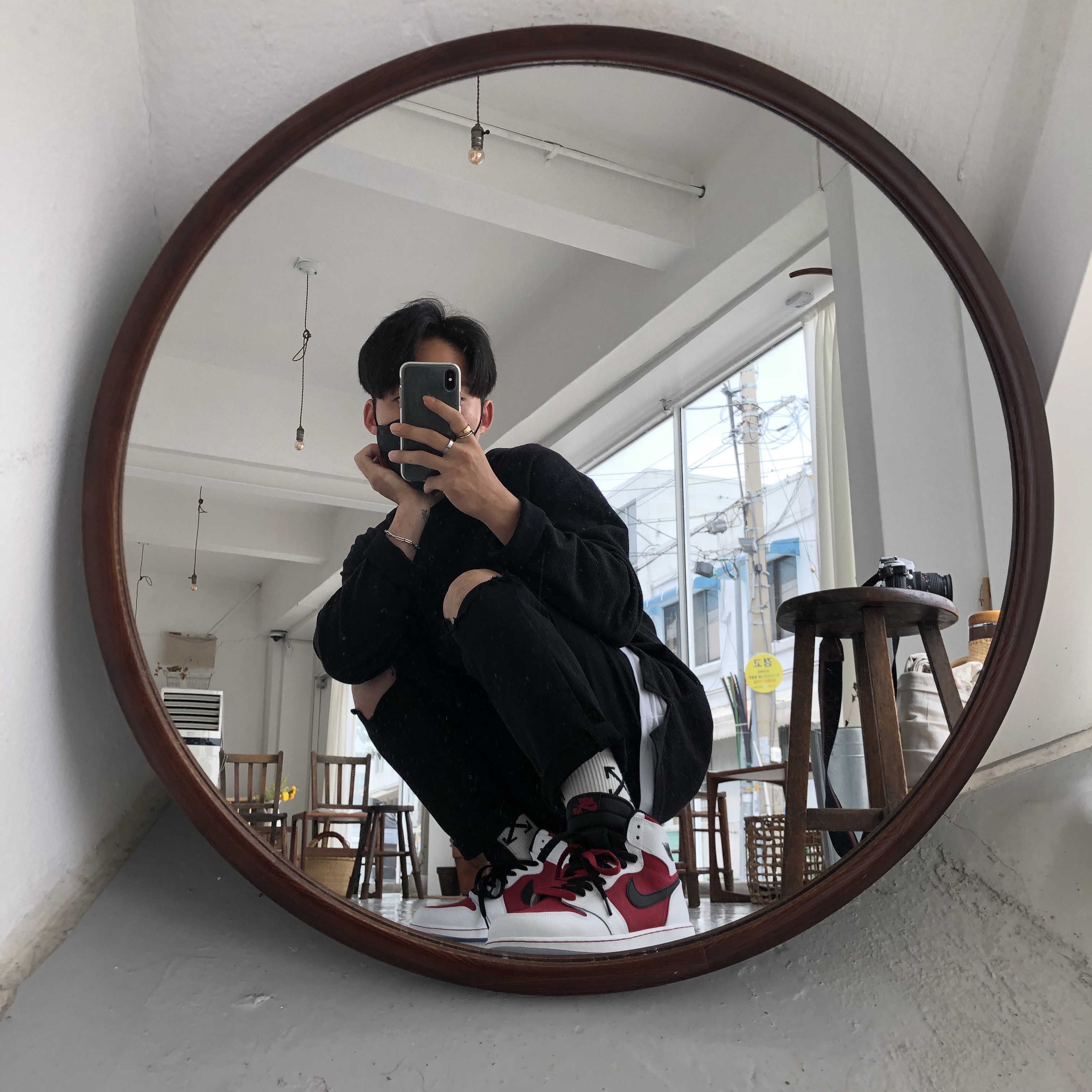 Jordan 1 Retro Carmine 2014 착용 스타일