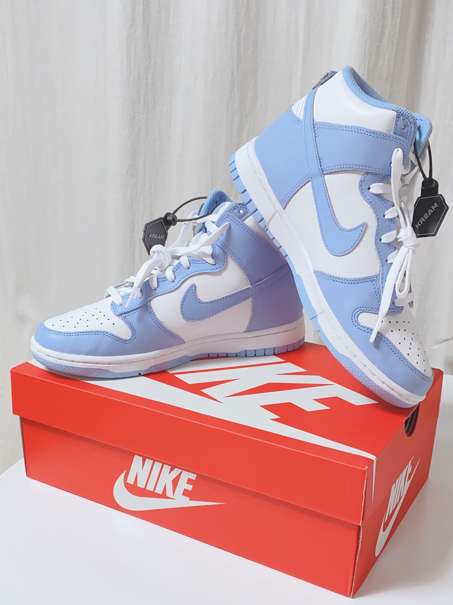 (W) Nike Dunk High Aluminum 착용 스타일 - 4