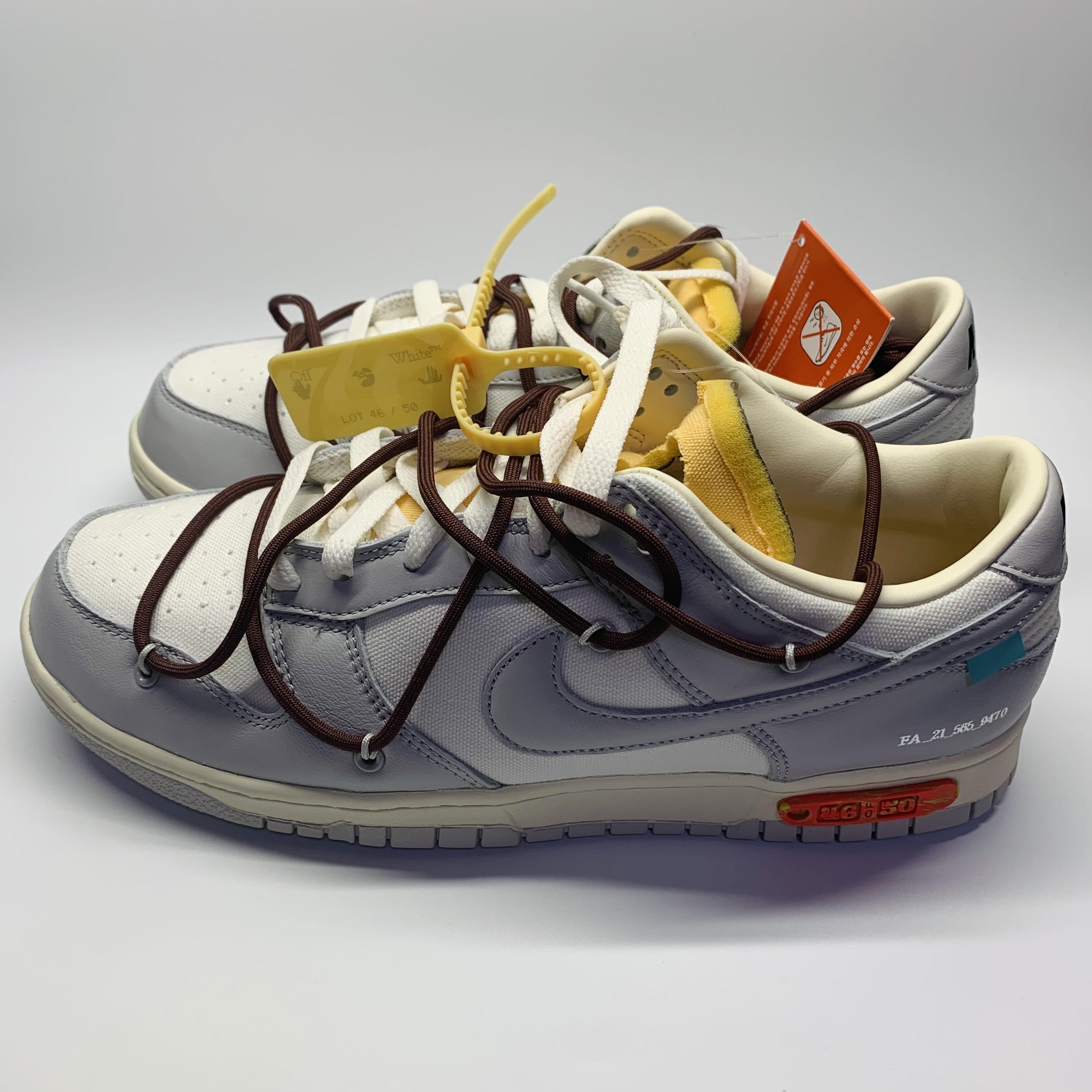 Nike x Off-White Dunk Low The 50 - Lot 46 착용 스타일 - 3