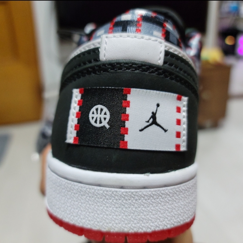 Jordan 1 Low Quai 54 2021, Jordan 1 x Travis Scott x Fragment Retro Low OG SP Military Blue 착용 스타일 - 4