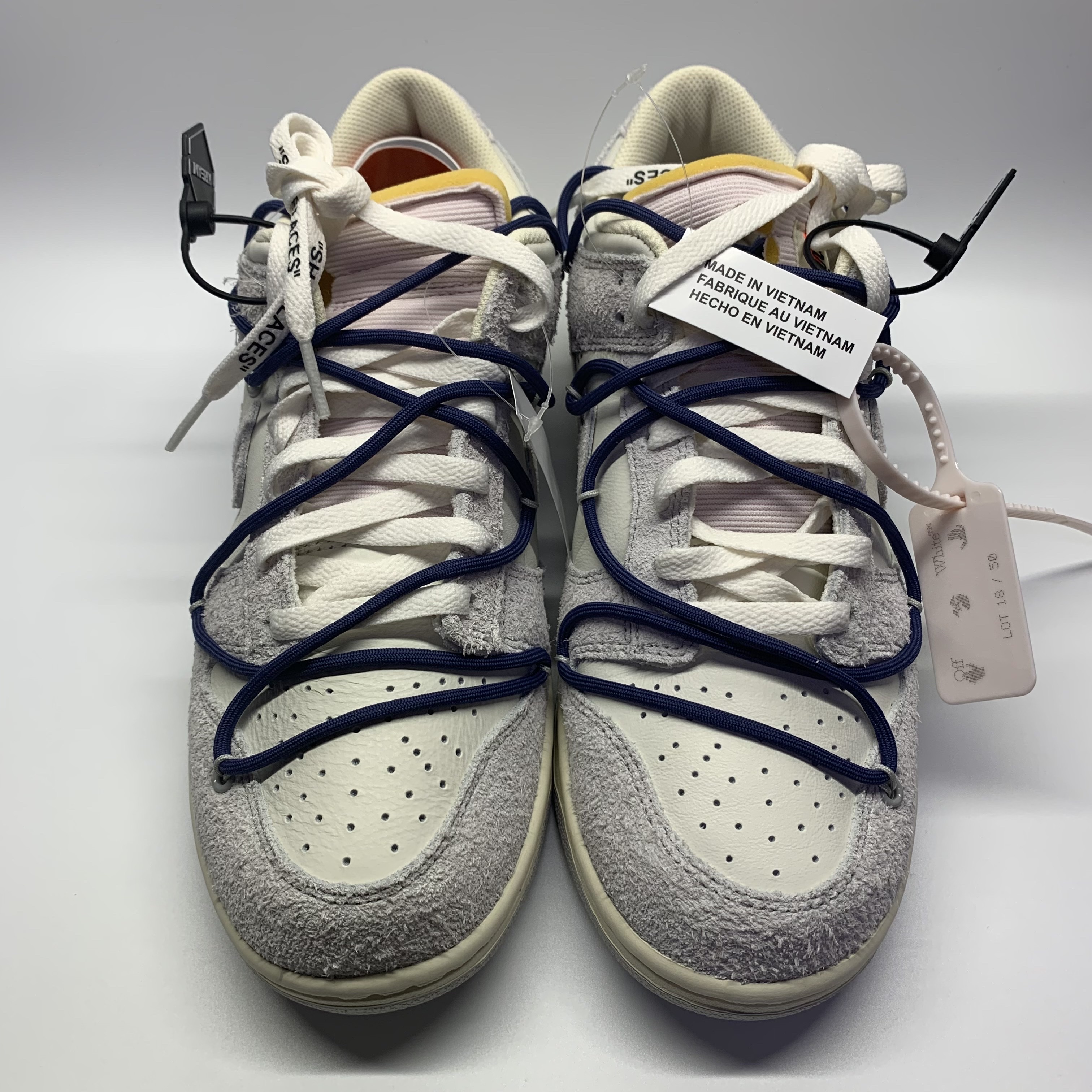 Nike x Off-White Dunk Low The 50 - Lot 18 착용 스타일 - 2