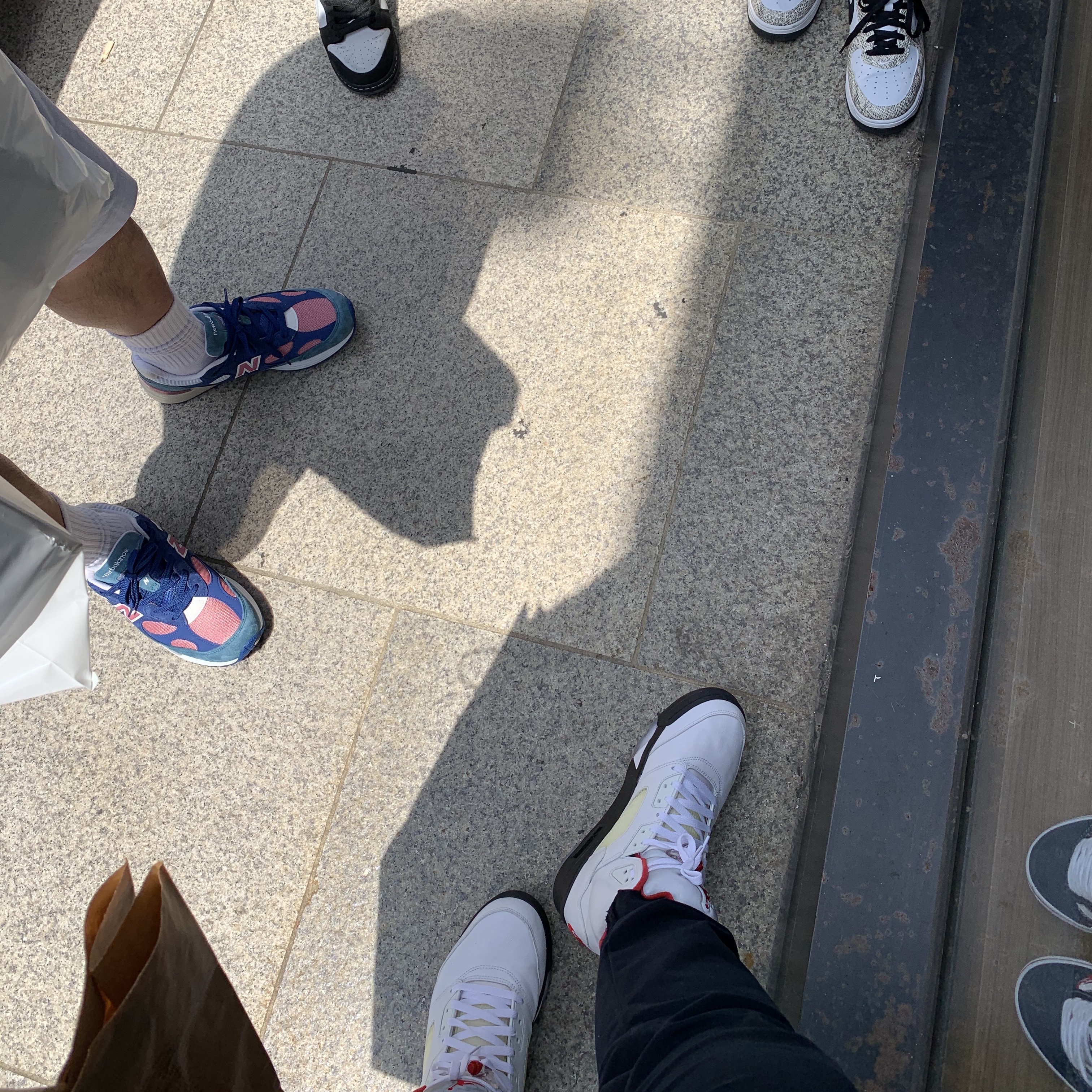 Jordan 5 Retro Fire Red Silver Tongue 2020 착용 스타일 - 3