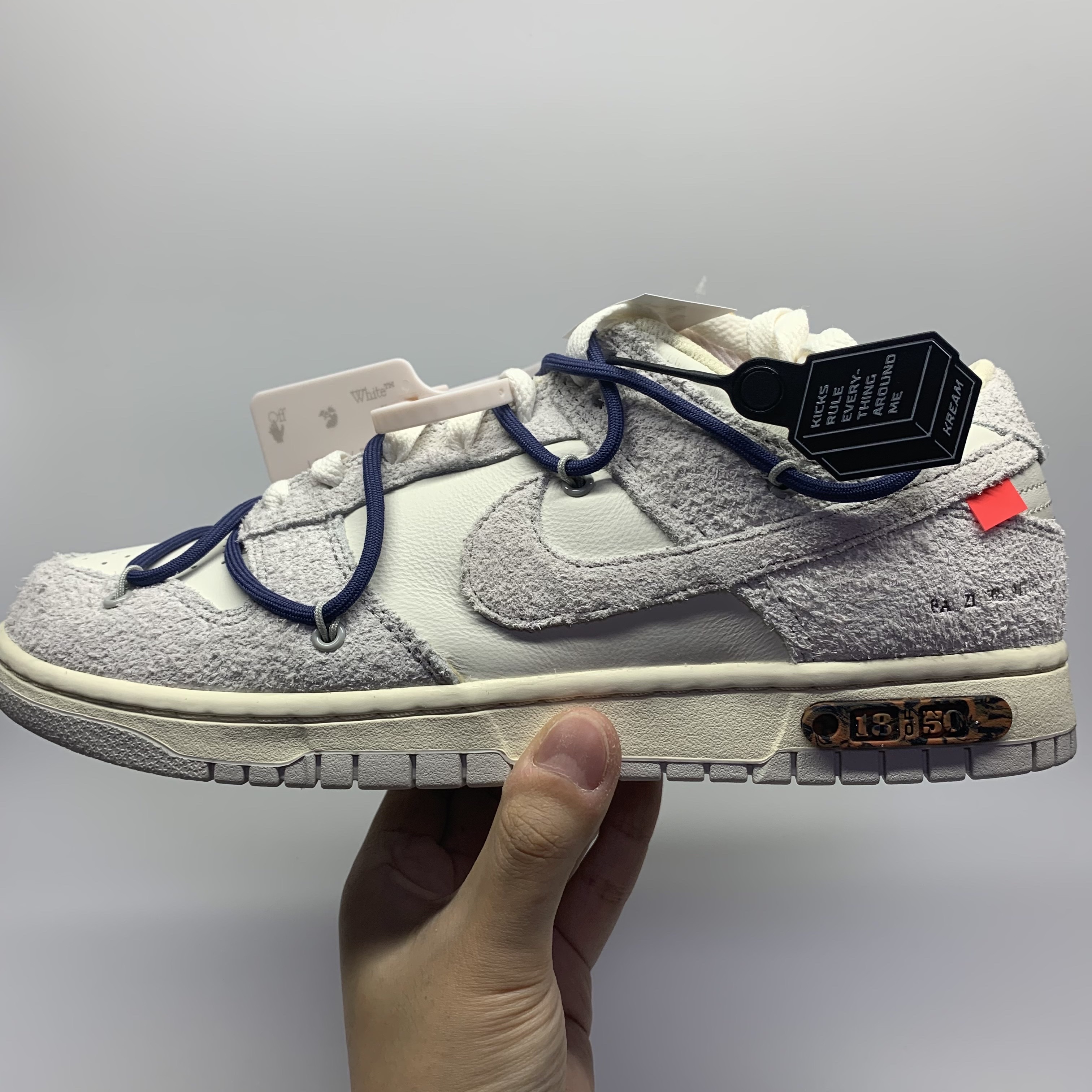 Nike x Off-White Dunk Low The 50 - Lot 18 착용 스타일 - 1