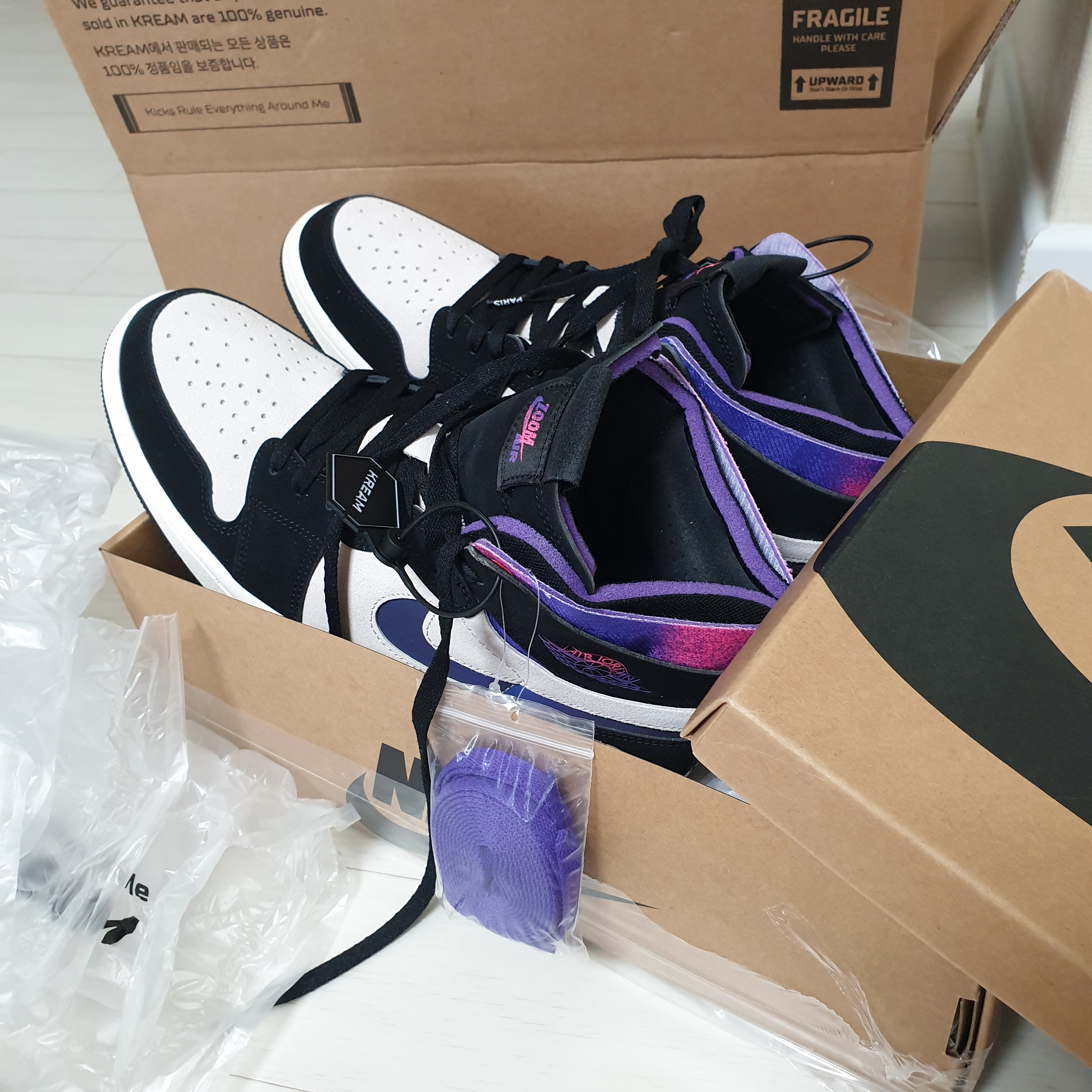 Jordan 1 x Paris Saint-Germain Zoom Air CMFT 착용 스타일