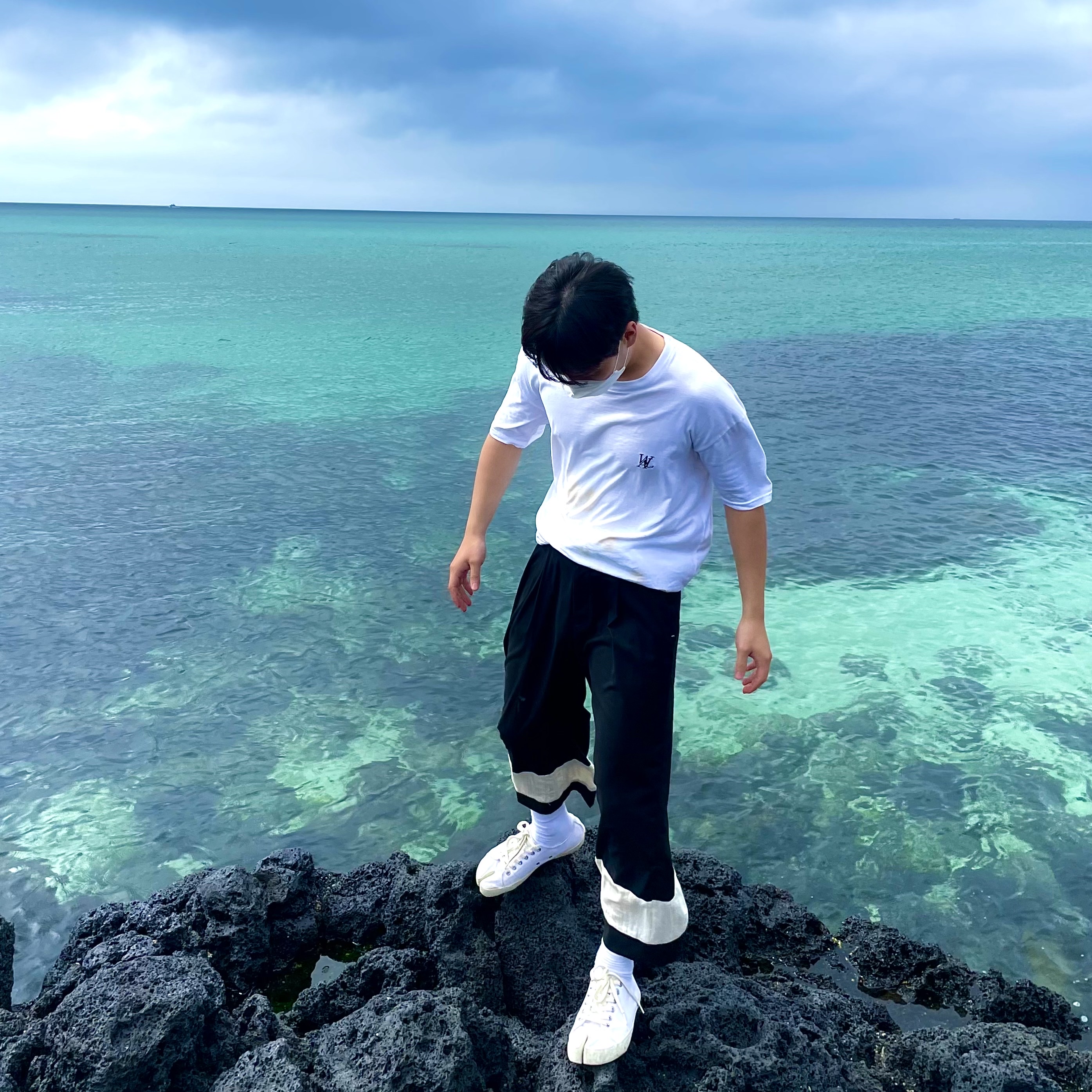 Maison Margiela Tabi Low White 착용 스타일