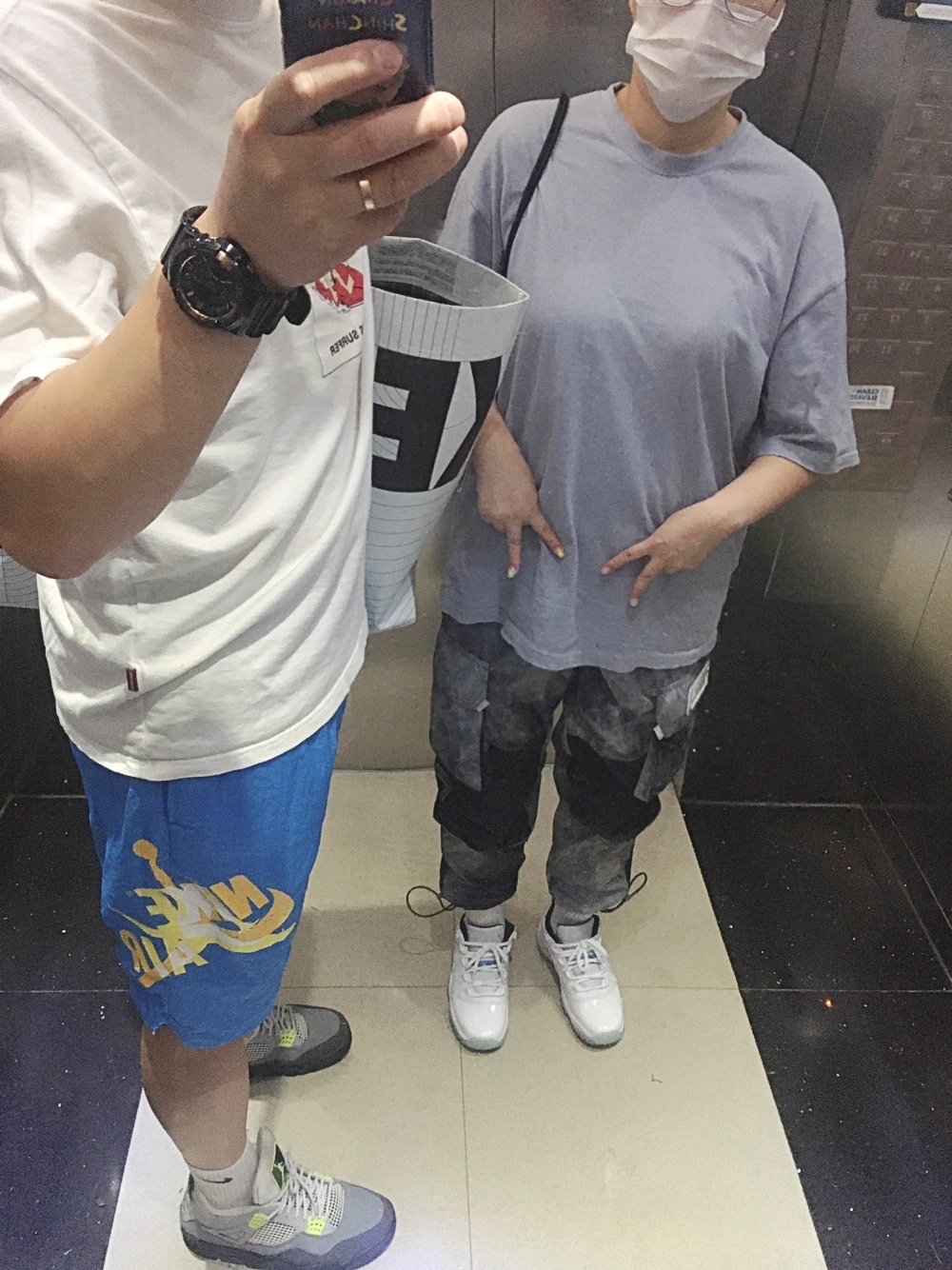 Jordan 11 Retro Low Legend Blue, (GS) Jordan 11 Retro Low Legend Blue 착용 스타일
