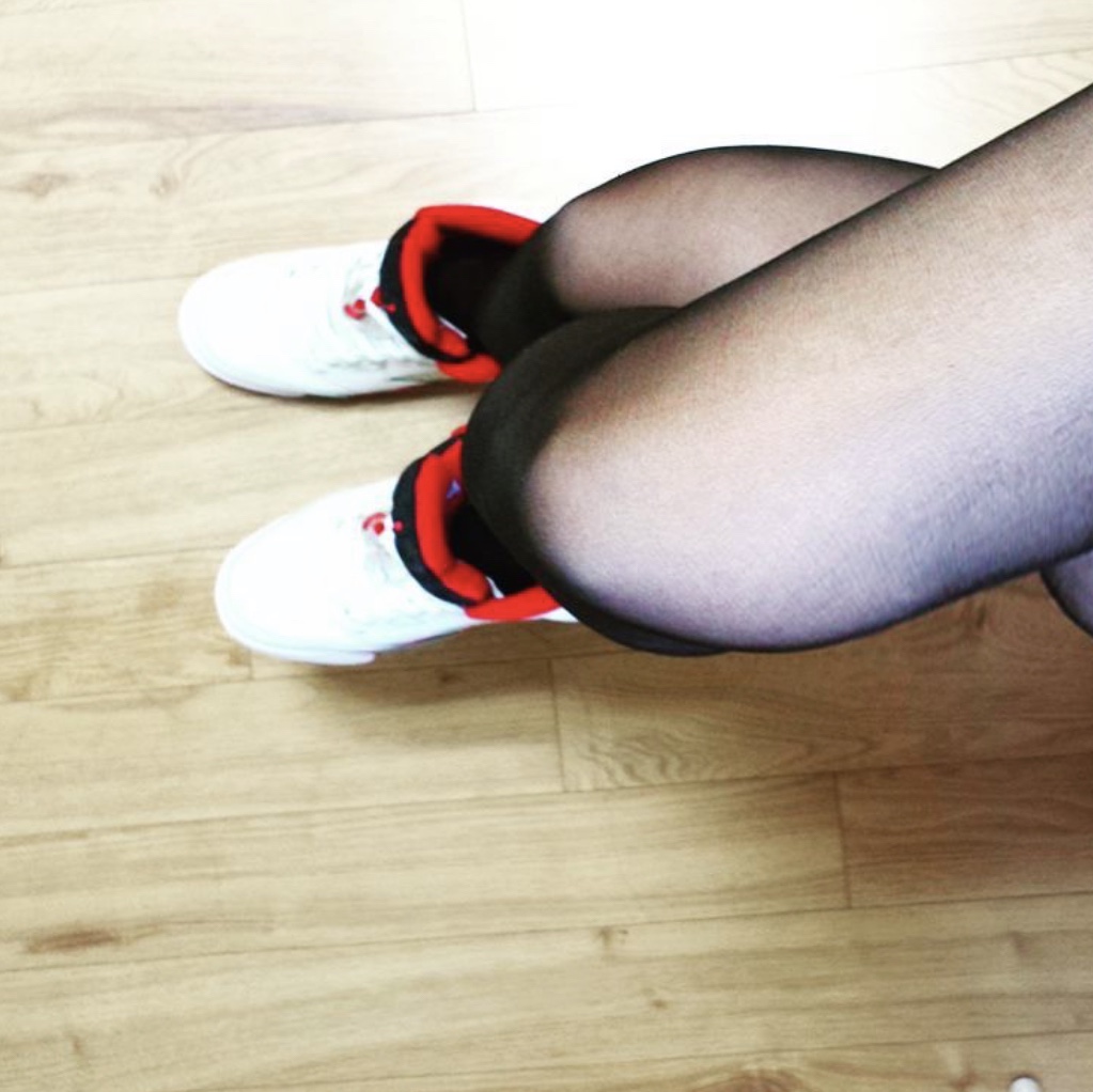 Jordan 5 Retro Fire Red 2006 착용 스타일 - 2