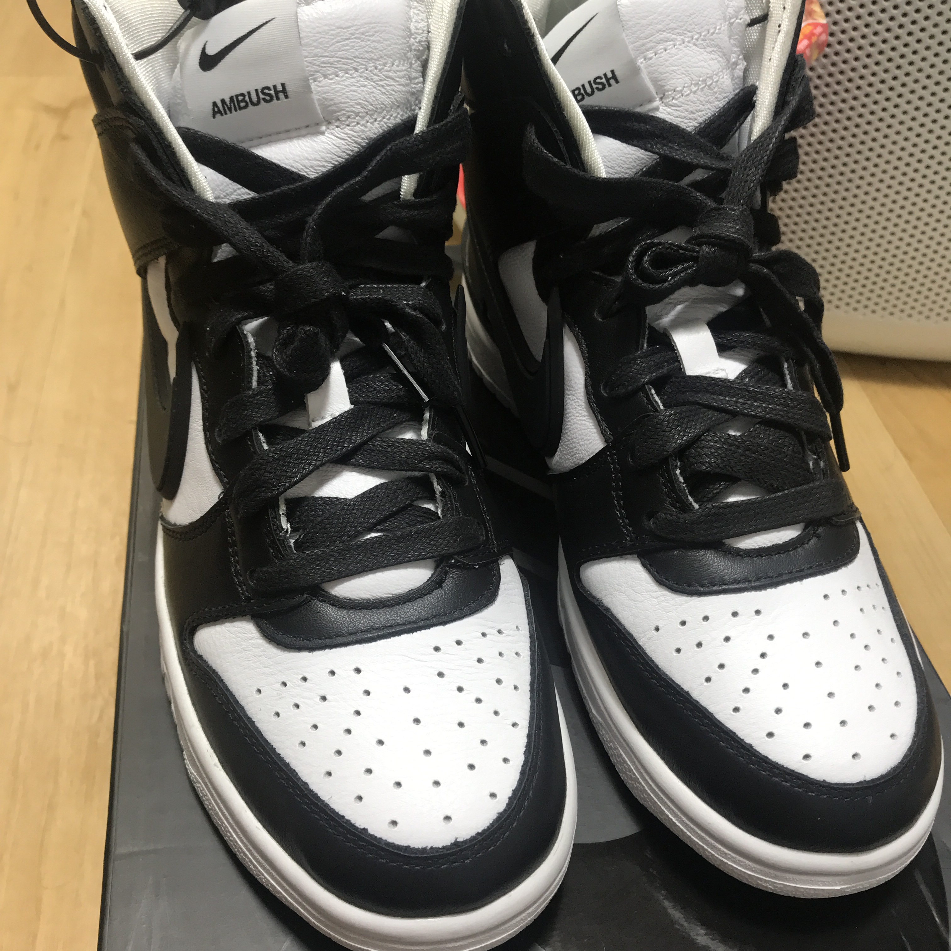 Nike x Ambush Dunk High Black 착용 스타일 - 2