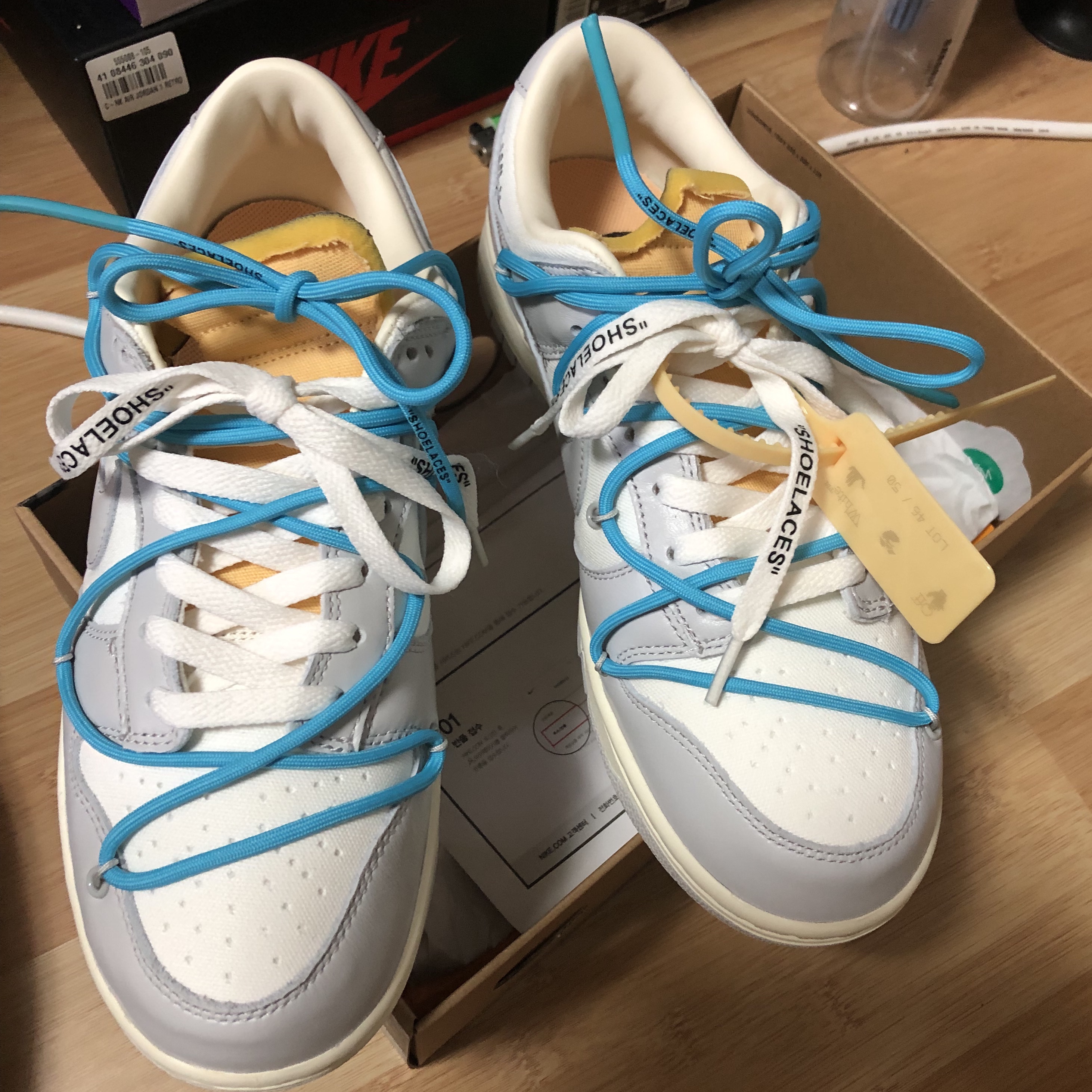 Nike x Off-White Dunk Low The 50 - Lot 46 착용 스타일