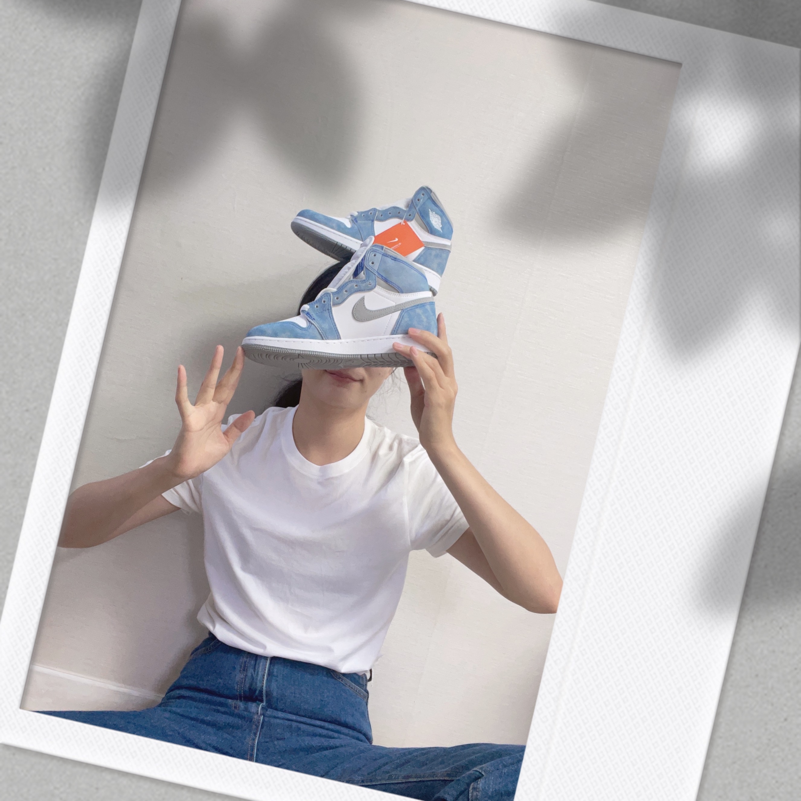 (GS) Jordan 1 Retro High OG Hyper Royal 착용 스타일