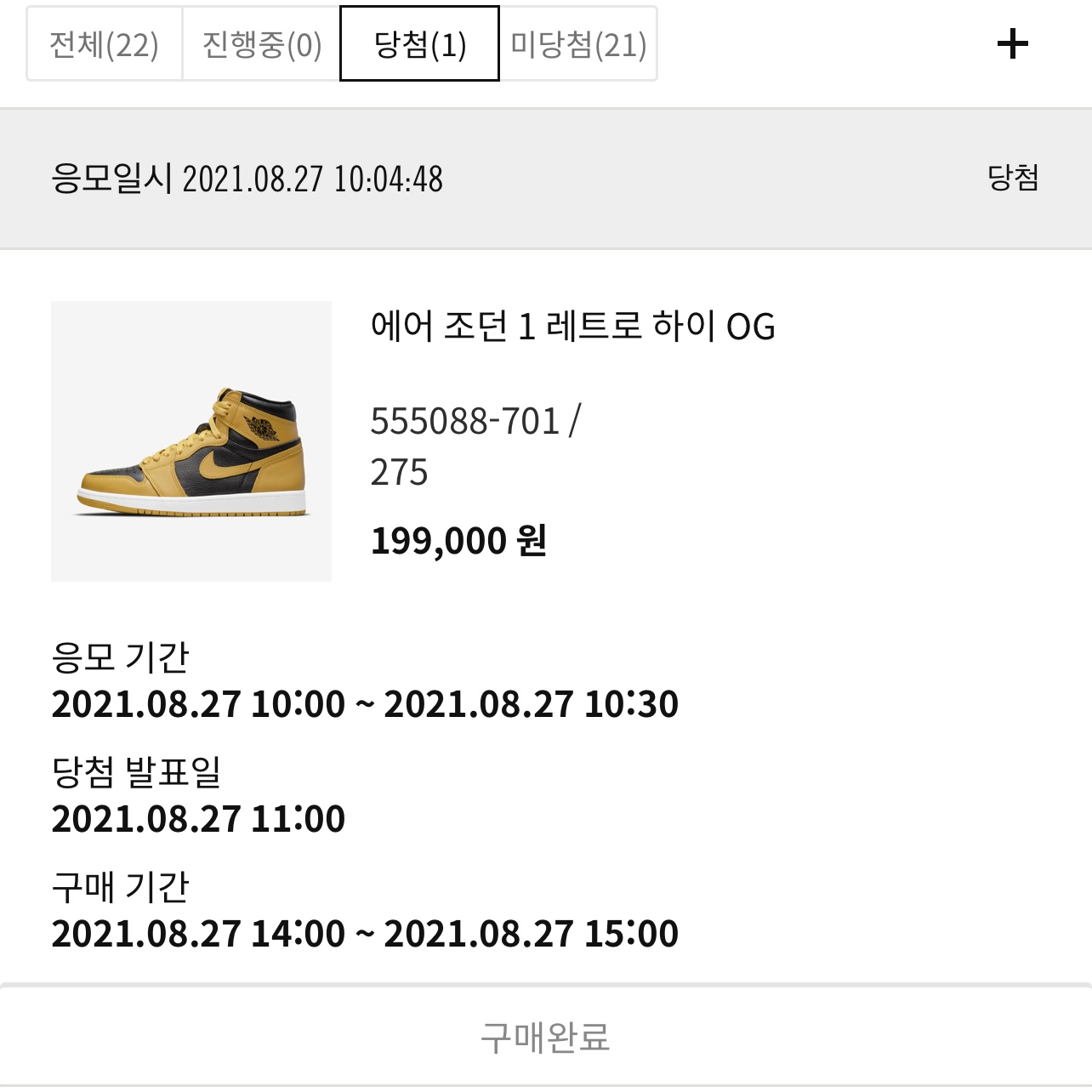 Jordan 1 Retro High OG Pollen 착용 스타일 - 2