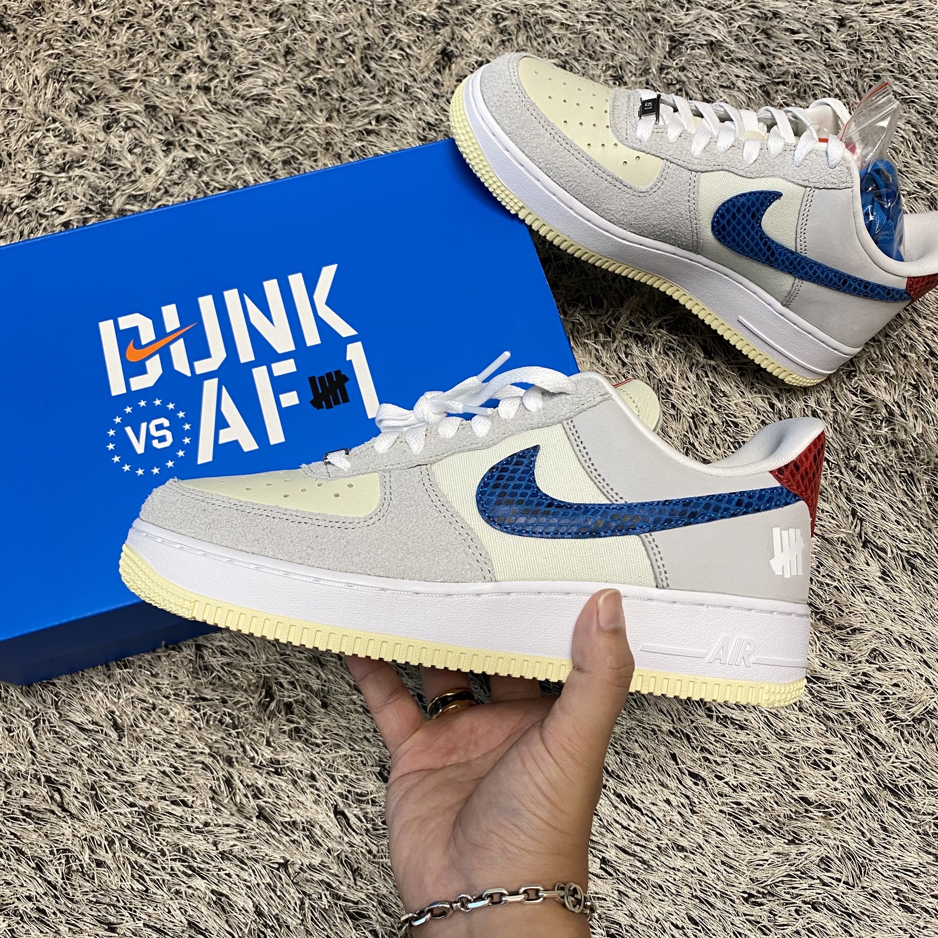 Nike x Undefeated Air Force 1 Low SP 5 On It 착용 스타일 - 1