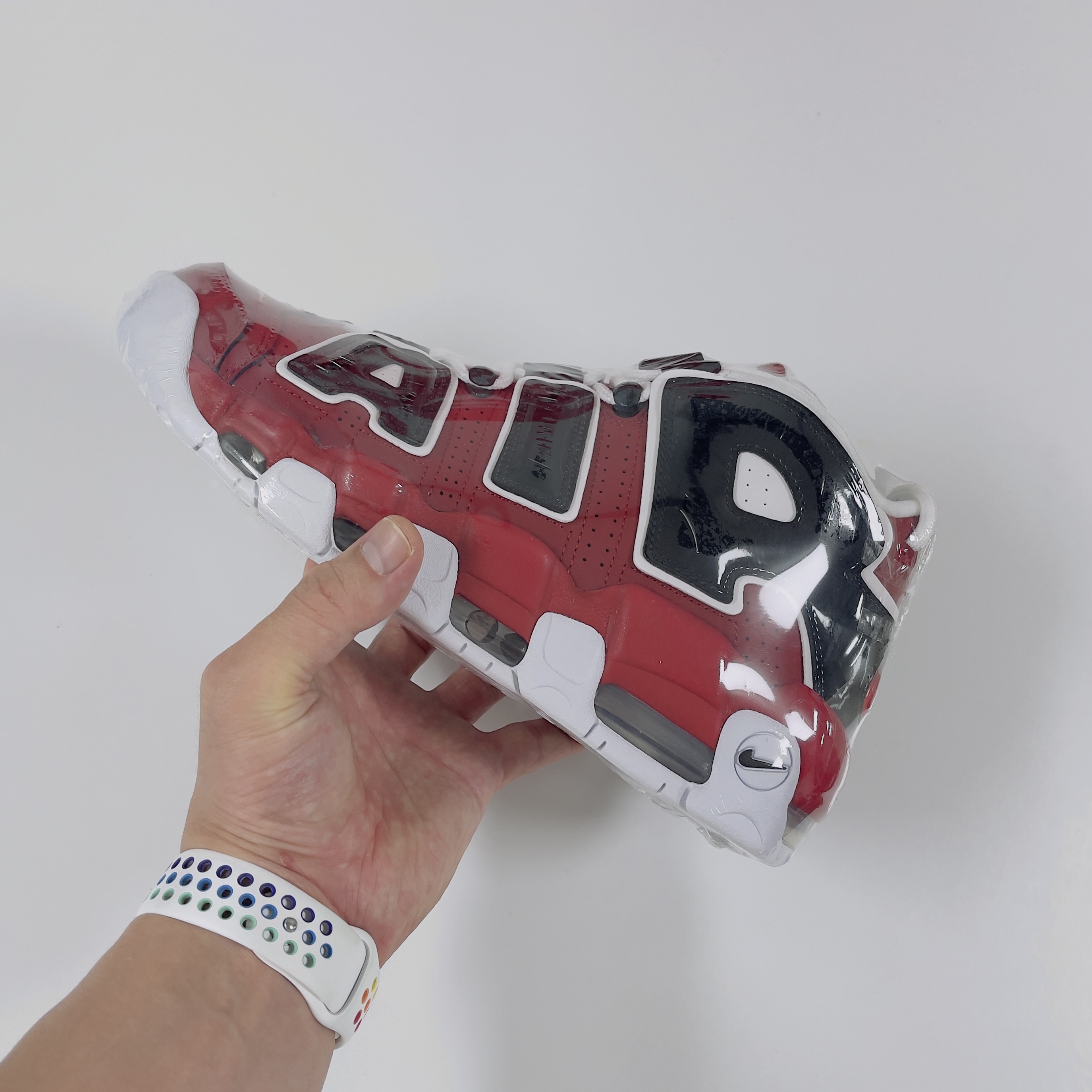 Nike Air More Uptempo 96 Bulls 2021 착용 스타일 - 1