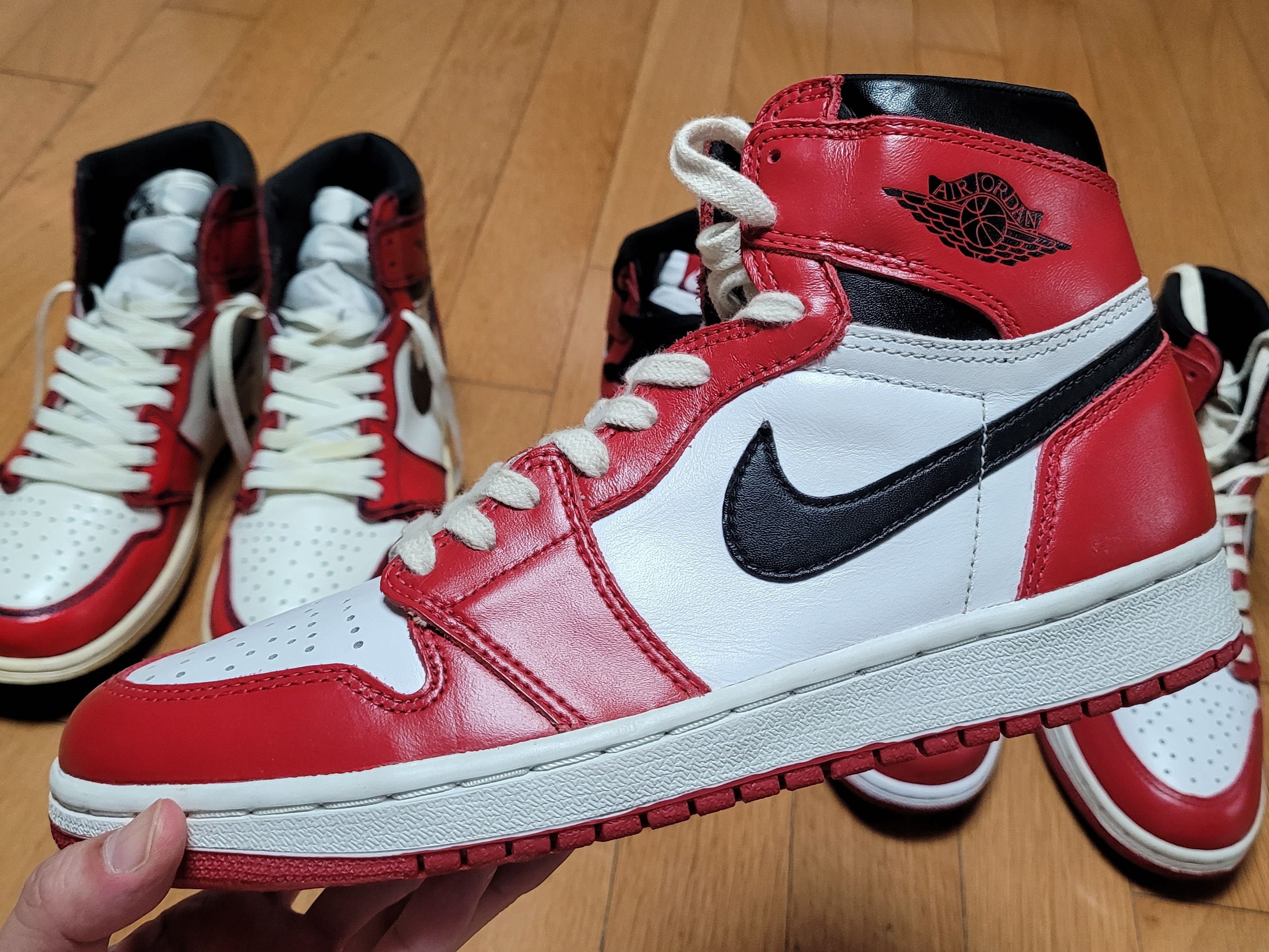 Jordan 1 Retro High OG Defiant SB LA to Chicago, Jordan 1 Retro High OG Chicago 2015 착용 스타일 - 3