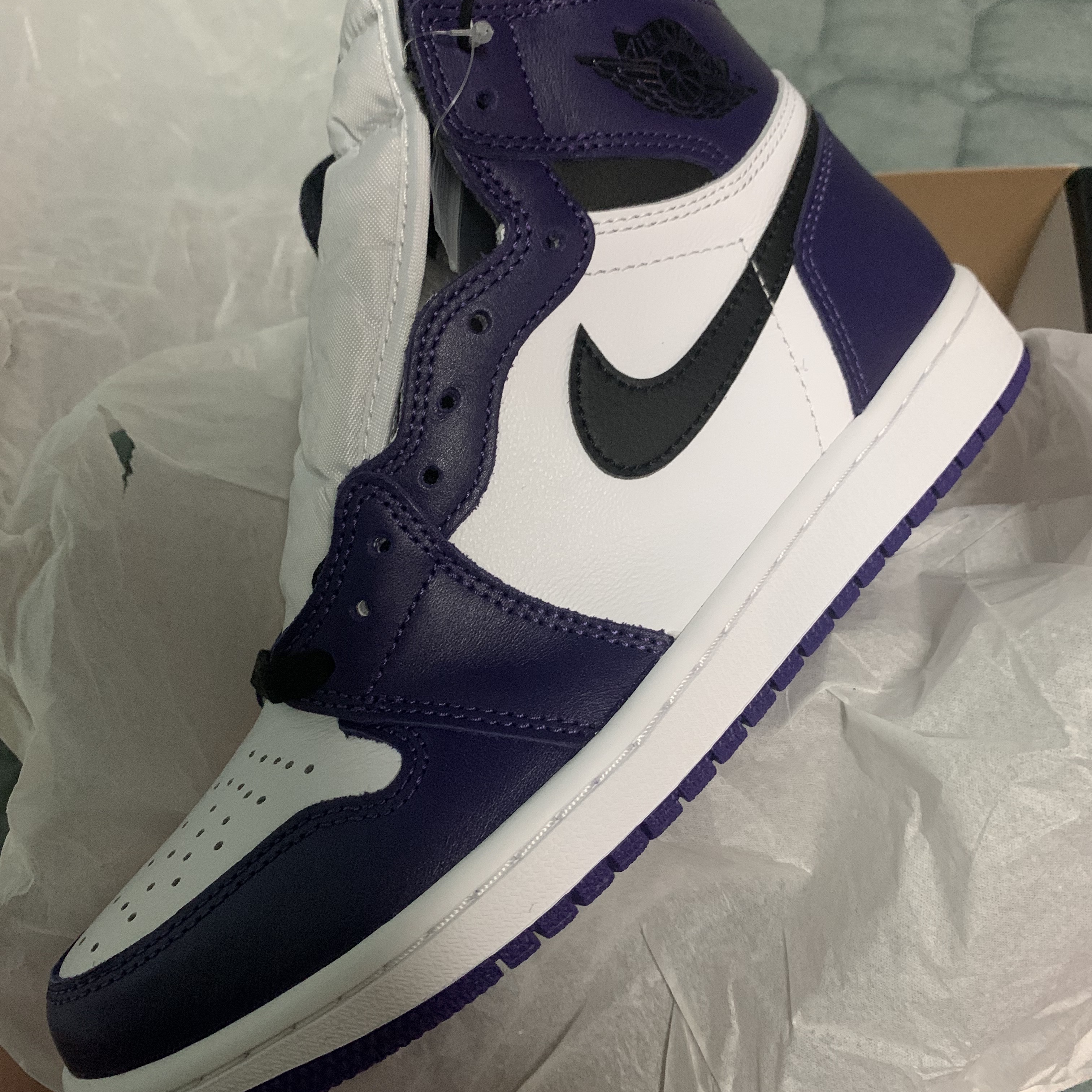 Jordan 1 Retro High OG Court Purple 2020 착용 스타일