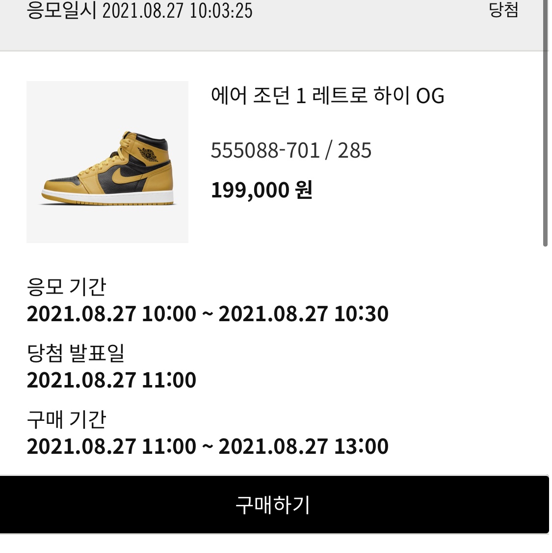 Jordan 1 Retro High OG Pollen 착용 스타일