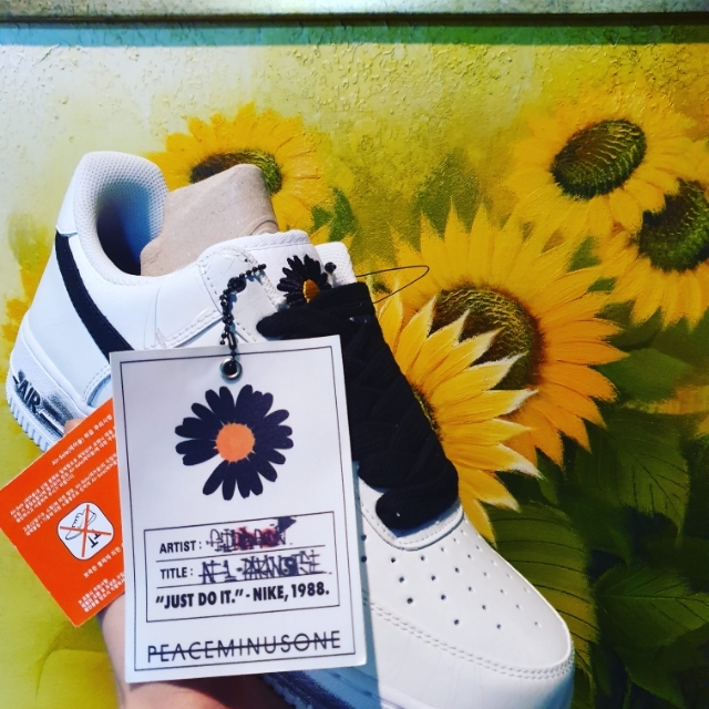 Nike x Peaceminusone Air Force 1 Low Para-Noise 2.0 착용 스타일